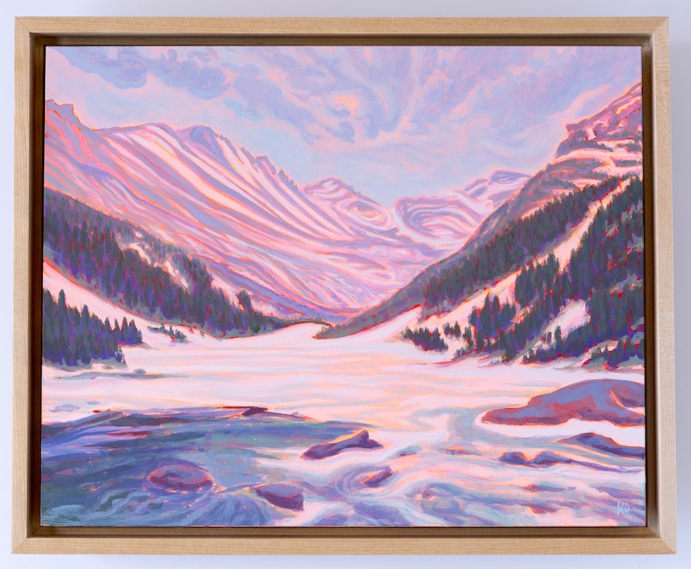 Mills Lake Thaw / 8 x 10" / $475