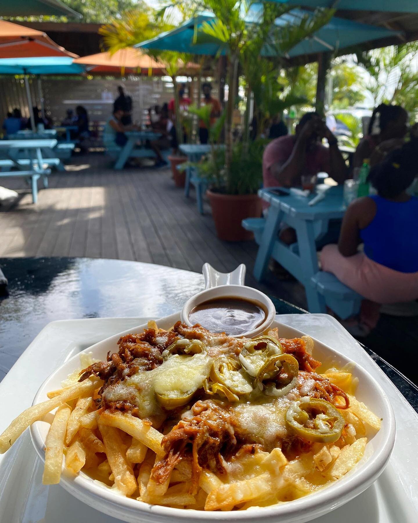 Loaded fries and vibes 😋😎