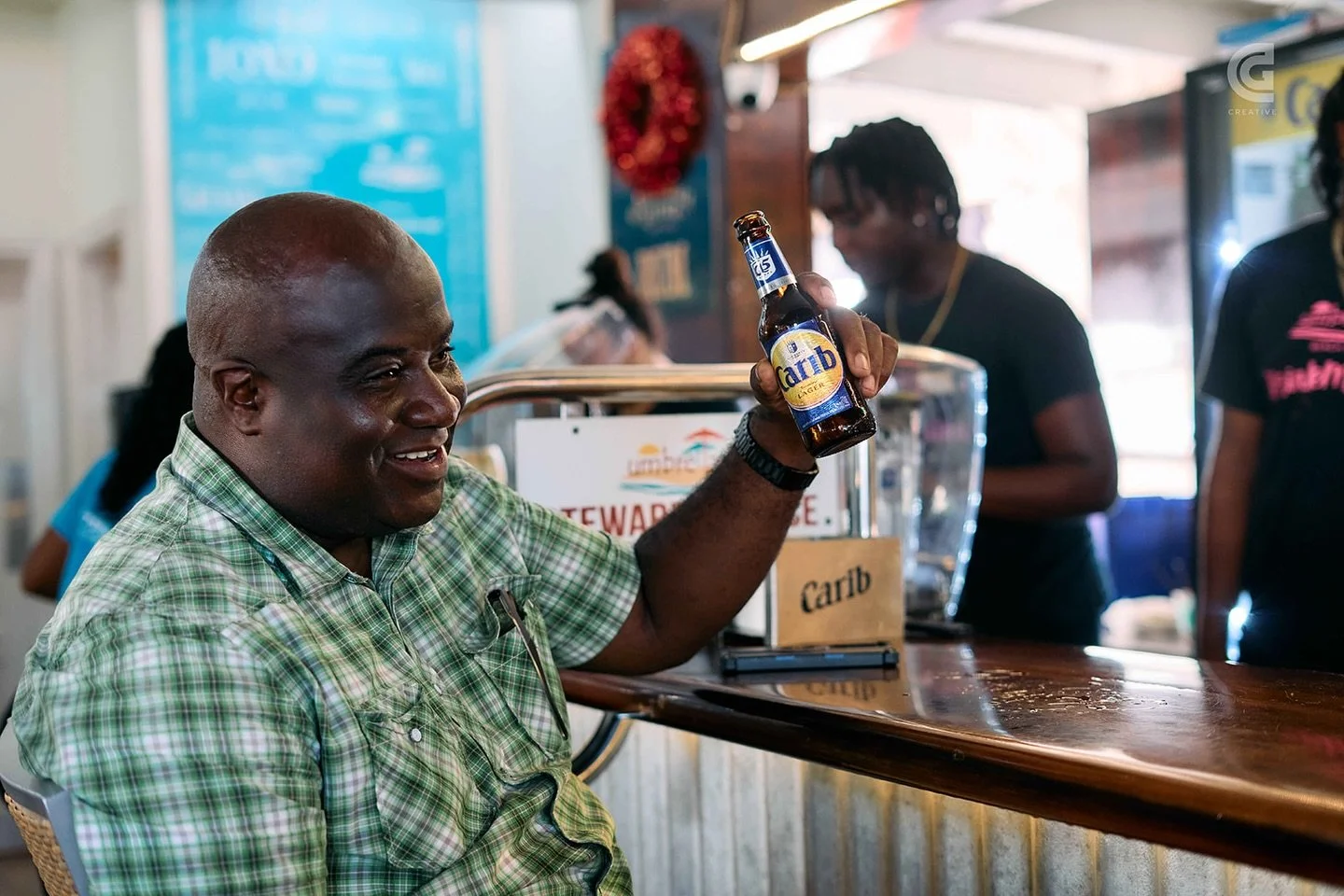 Is it Carib o&rsquo;clock yet? 

Join us for you after work lime today 🍺🍋&zwj;🟩🏖️