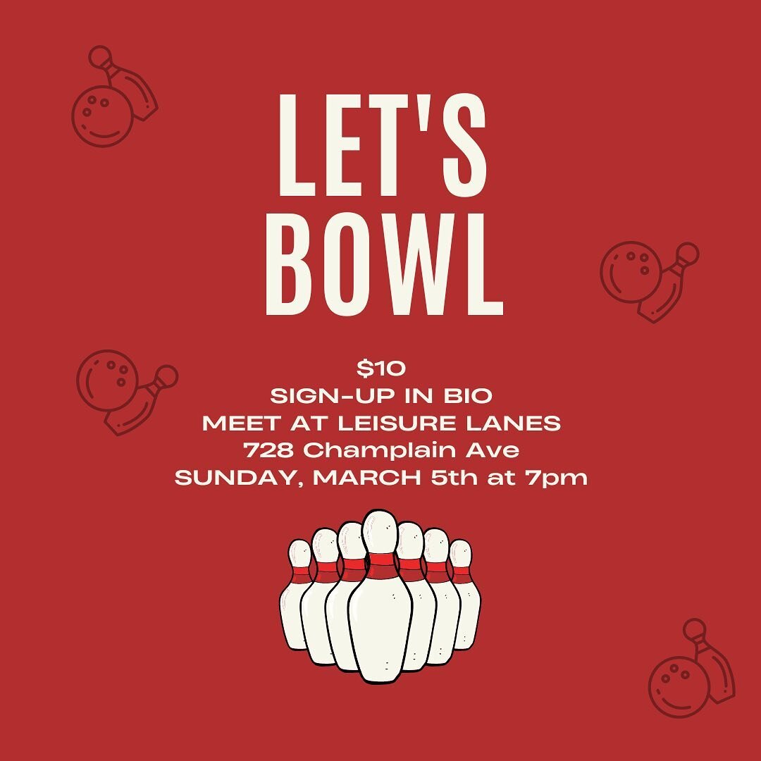 Hey YA! 

This Sunday at 7pm we are going bowling! 

We will meet you there! 

Sign up is in the bio. don&rsquo;t forget to invite a friend!