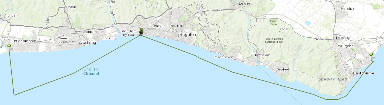 Leg 4: Eastbounre to Littlehampton, via Shoreham
