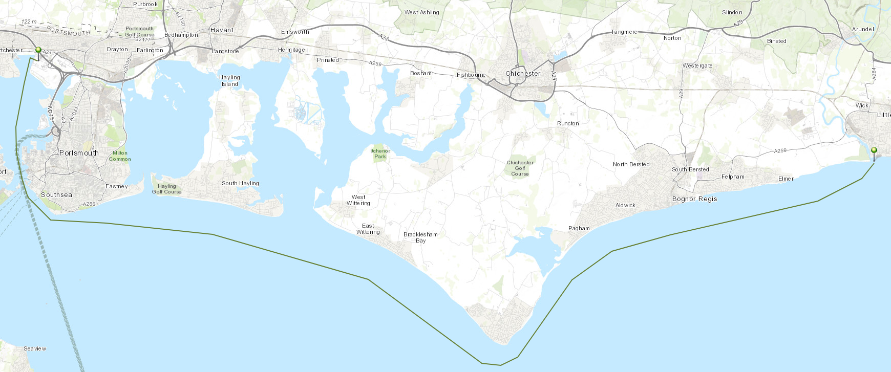 Leg 5: Littlehampton to Port Solent