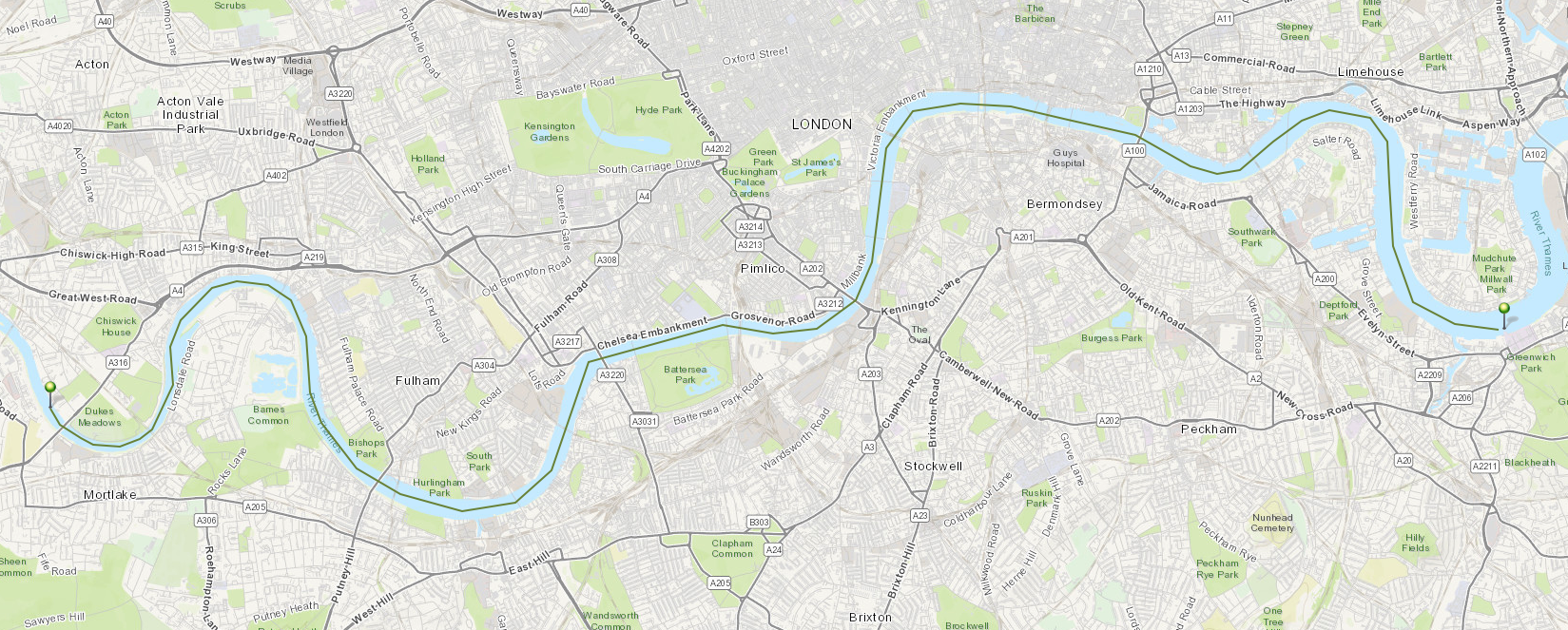 Leg 11: Greenwich to Chiswick