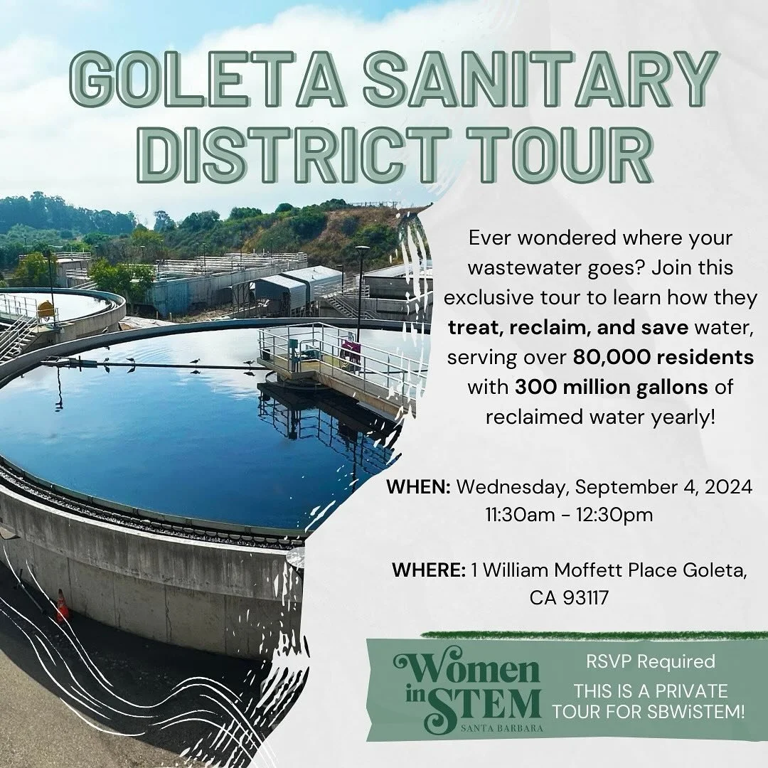 LINK IN BIO TO RSVP! Have you ever thought about what happens after you flush? Where does the water from your shower and sink go? To have those and many other questions answered, please join us!

The Goleta Sanitary District serves over 80,000 reside