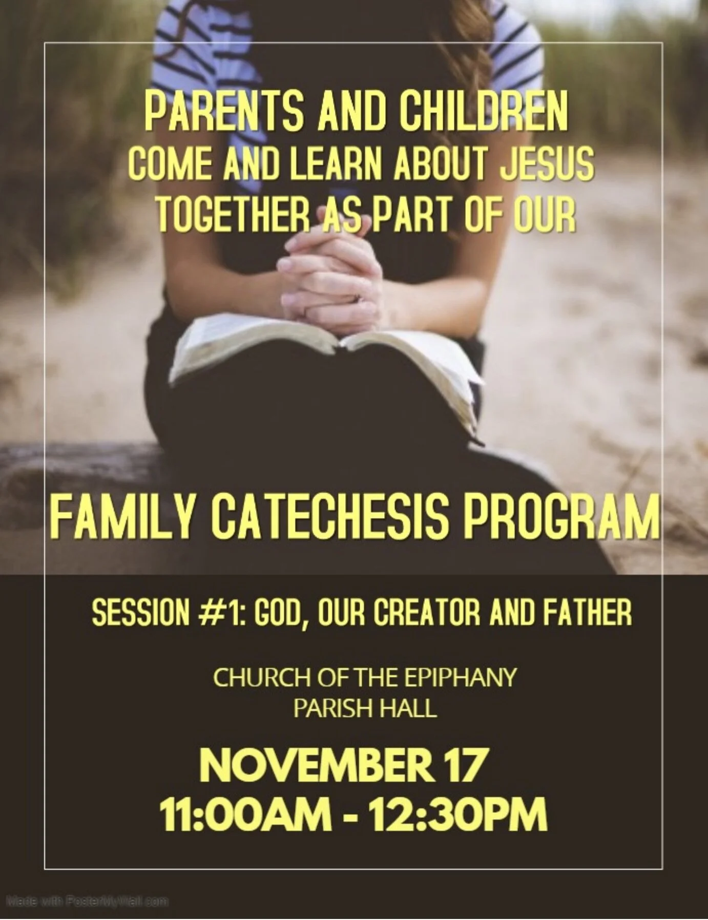 FAMILY CATECHESIS PROGRAM FOR PARENTS AND CHILDREN — Church of the Epiphany