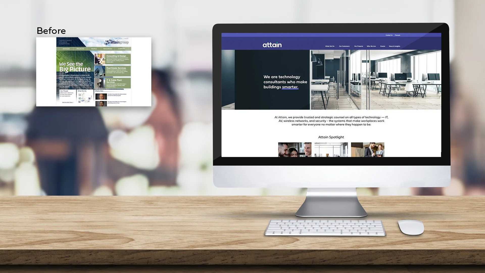  Go to the  Attain Website  