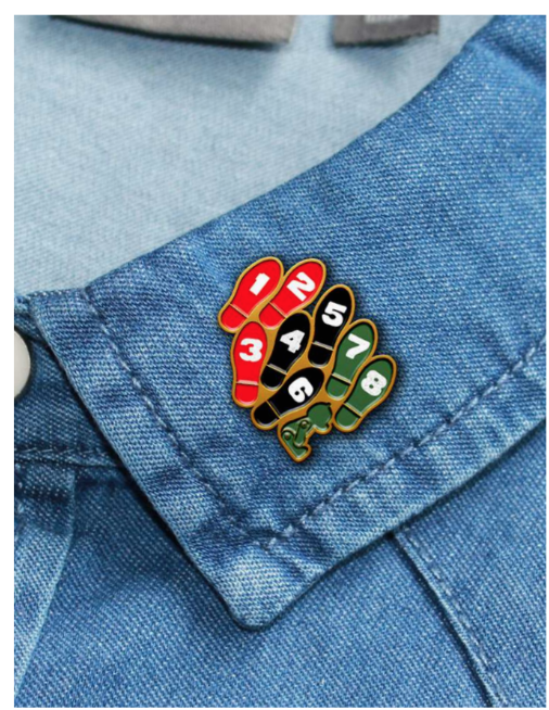 Steppers Lapel pin