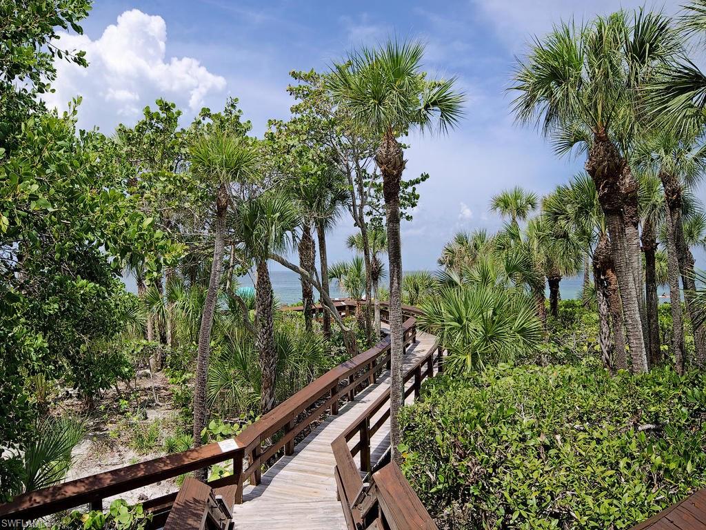 Copy of Boardwalk to The Beach at Bay Colony Club at Pelican Bay in North Naples Florida