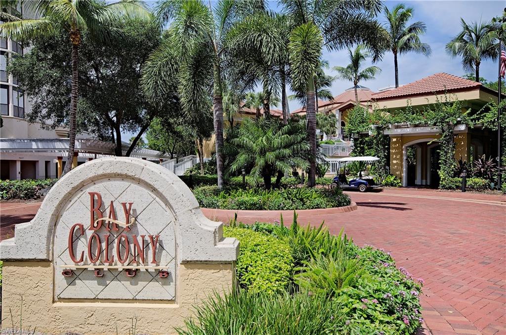 Copy of Copy of Copy of Entrance to the Exclusive and Private Bay Colony Club at Pelican Bay in North Naples Florida