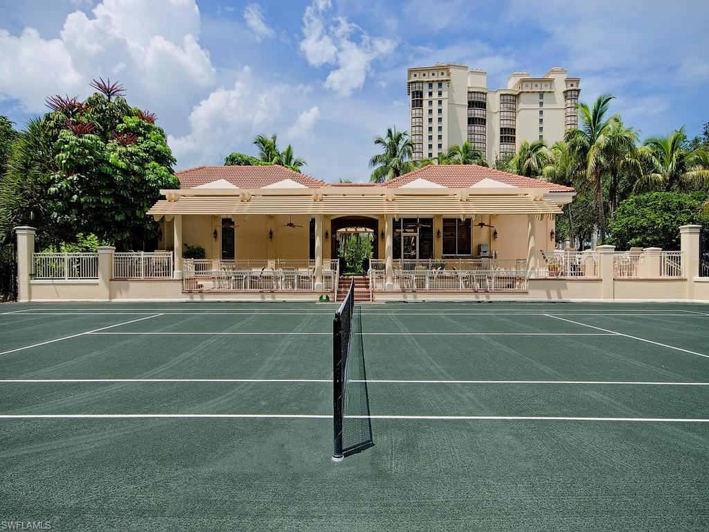 A Day of Tennis at Bay Colony at Pelican Bay in North Naples Florida
