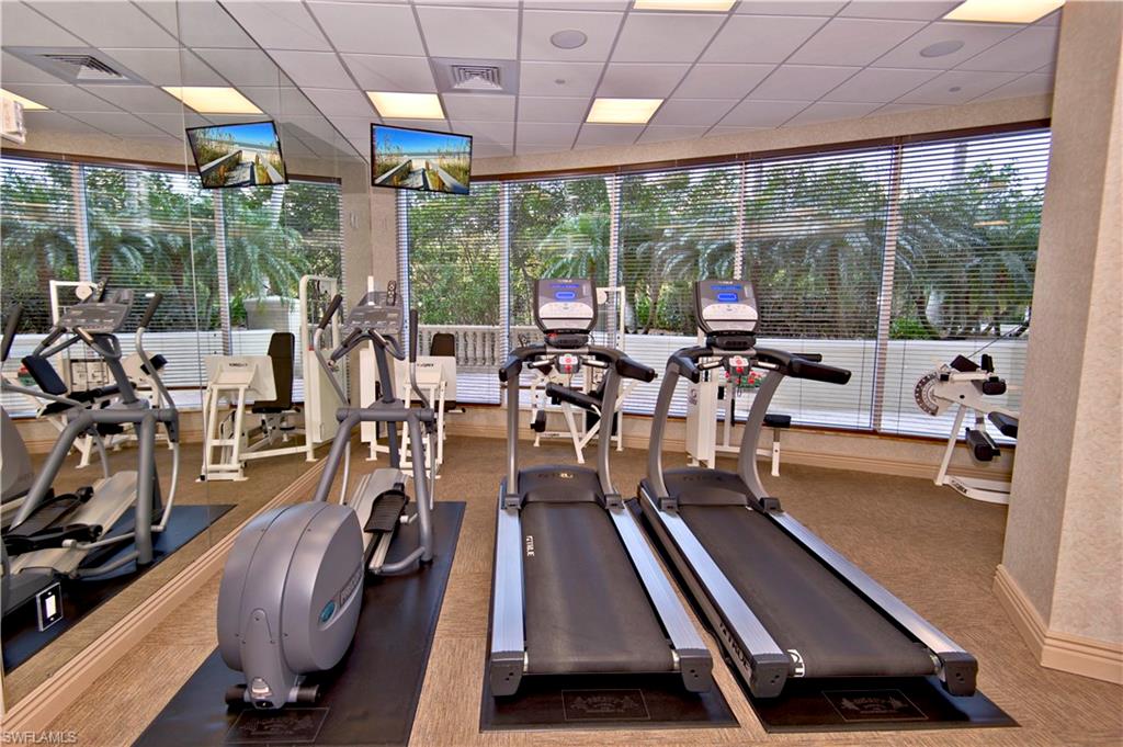 Fitness Room at Salerno at Bay Colony at Pelican Bay