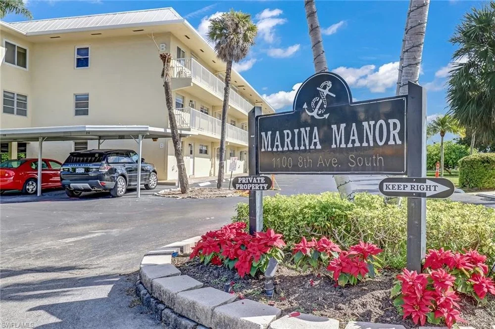Marina Manor Condominiums With Deeded Boat Slips in Olde Naples —