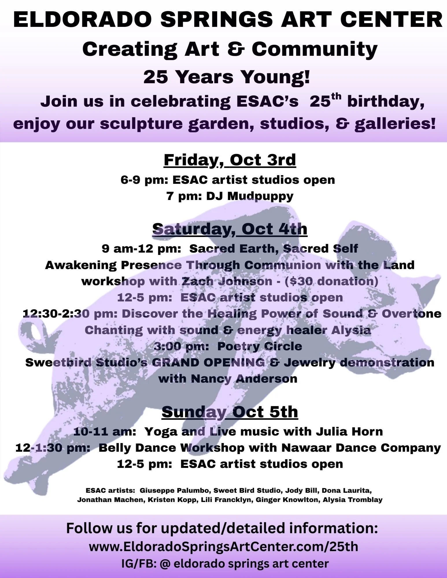 ESAC's 25th Birthday Celebration!
