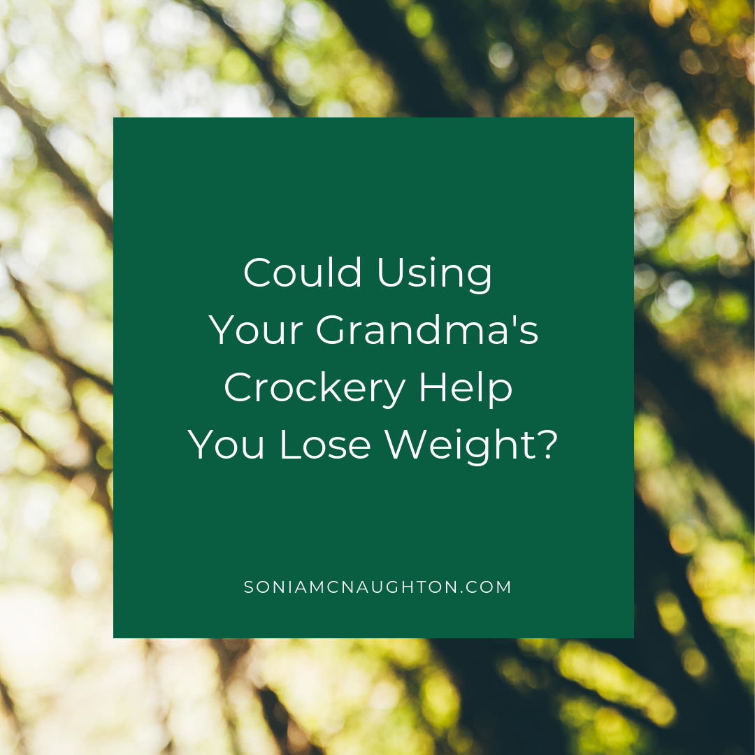 Could Using Your Grandma's Crockery Help You Lose Weight?