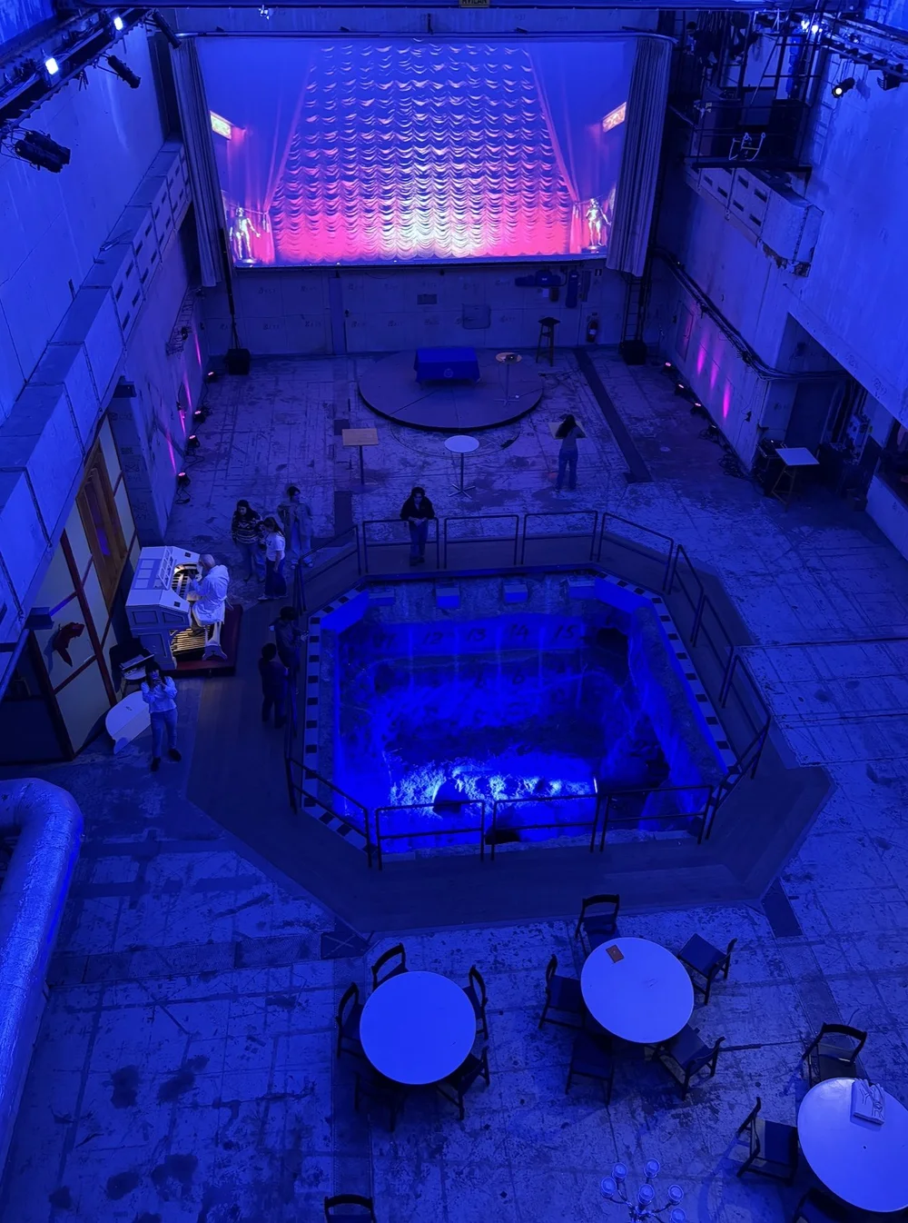 The interior of Stockholm's R1 Nuclear Reactor