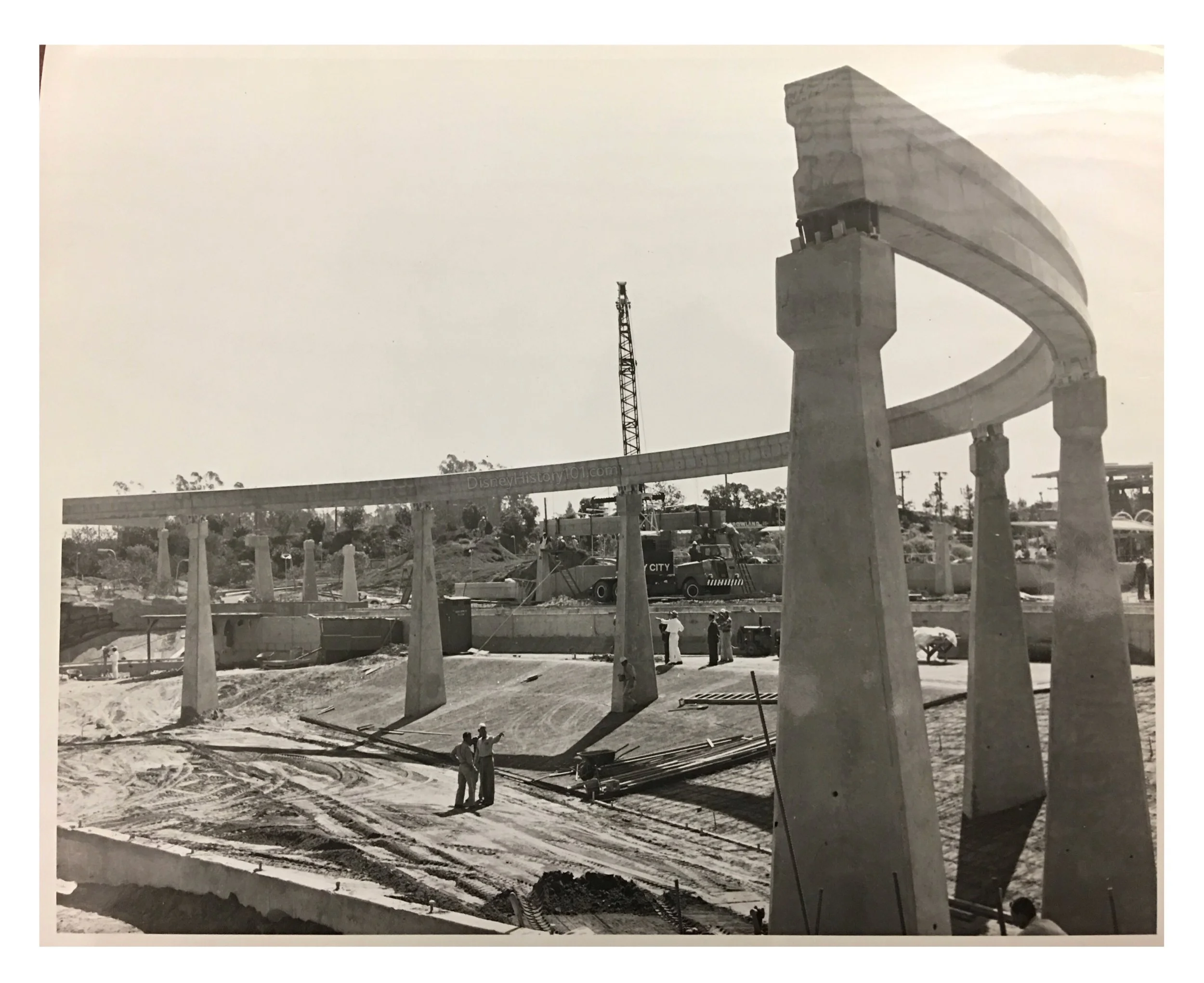 Monorail Pier Placement, (1959)