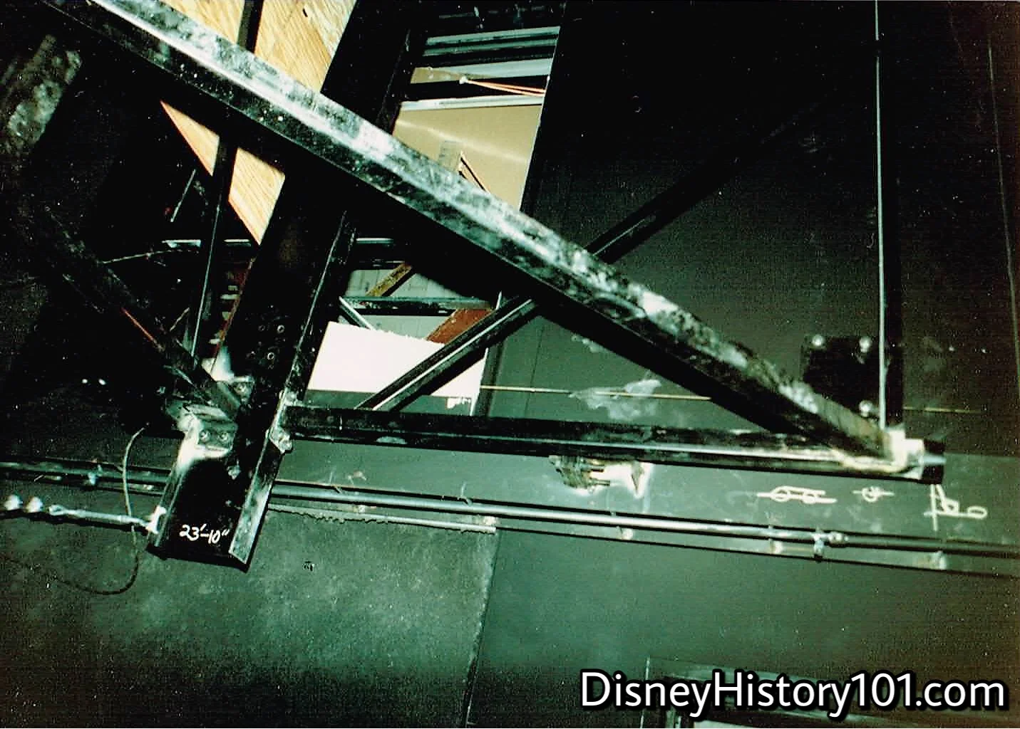  This doorway will connect the Star Tours Loading Area with the motion simulator. 