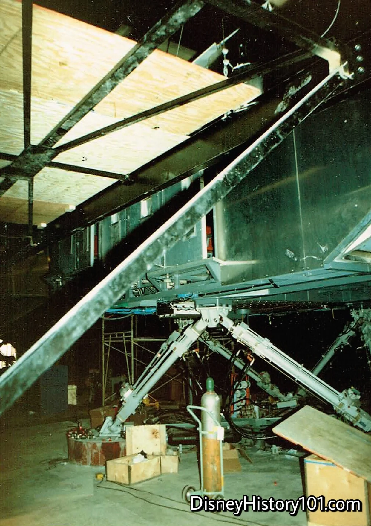 The Pit area directly below the Motion Base.