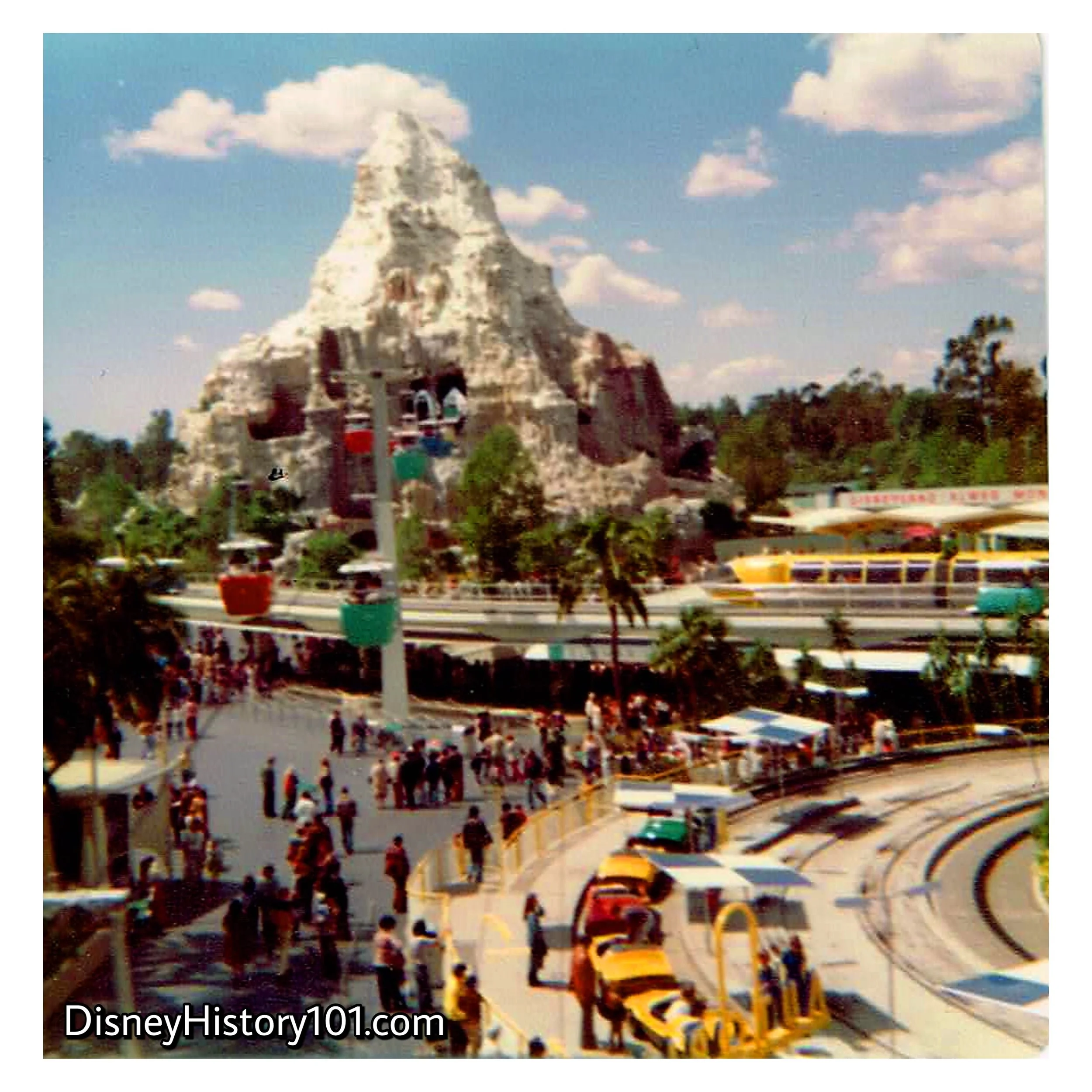 Mark VIIs on the Tomorrowland Autopia, (1978)