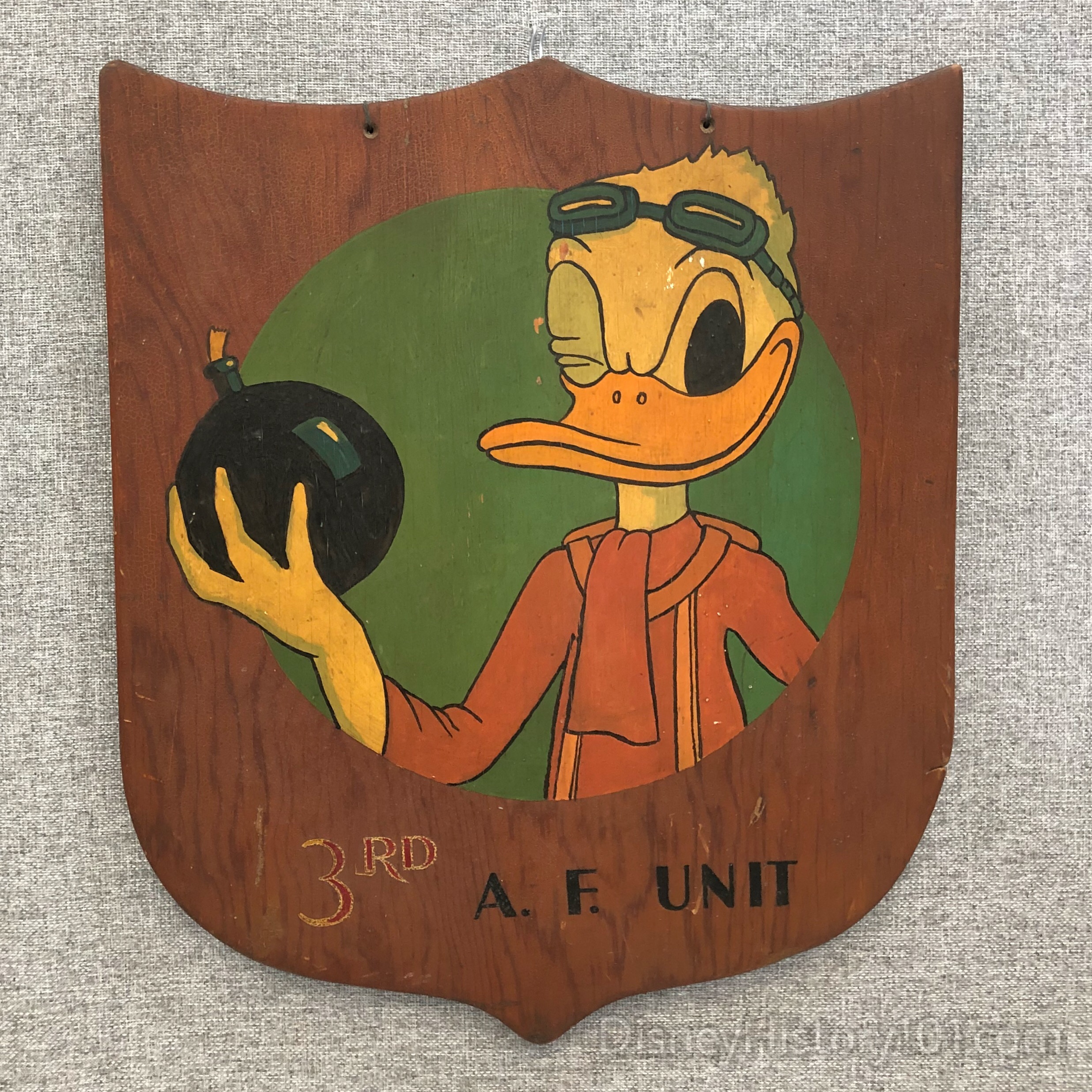 An AIR FORCE “3rd” UNIT plaque
