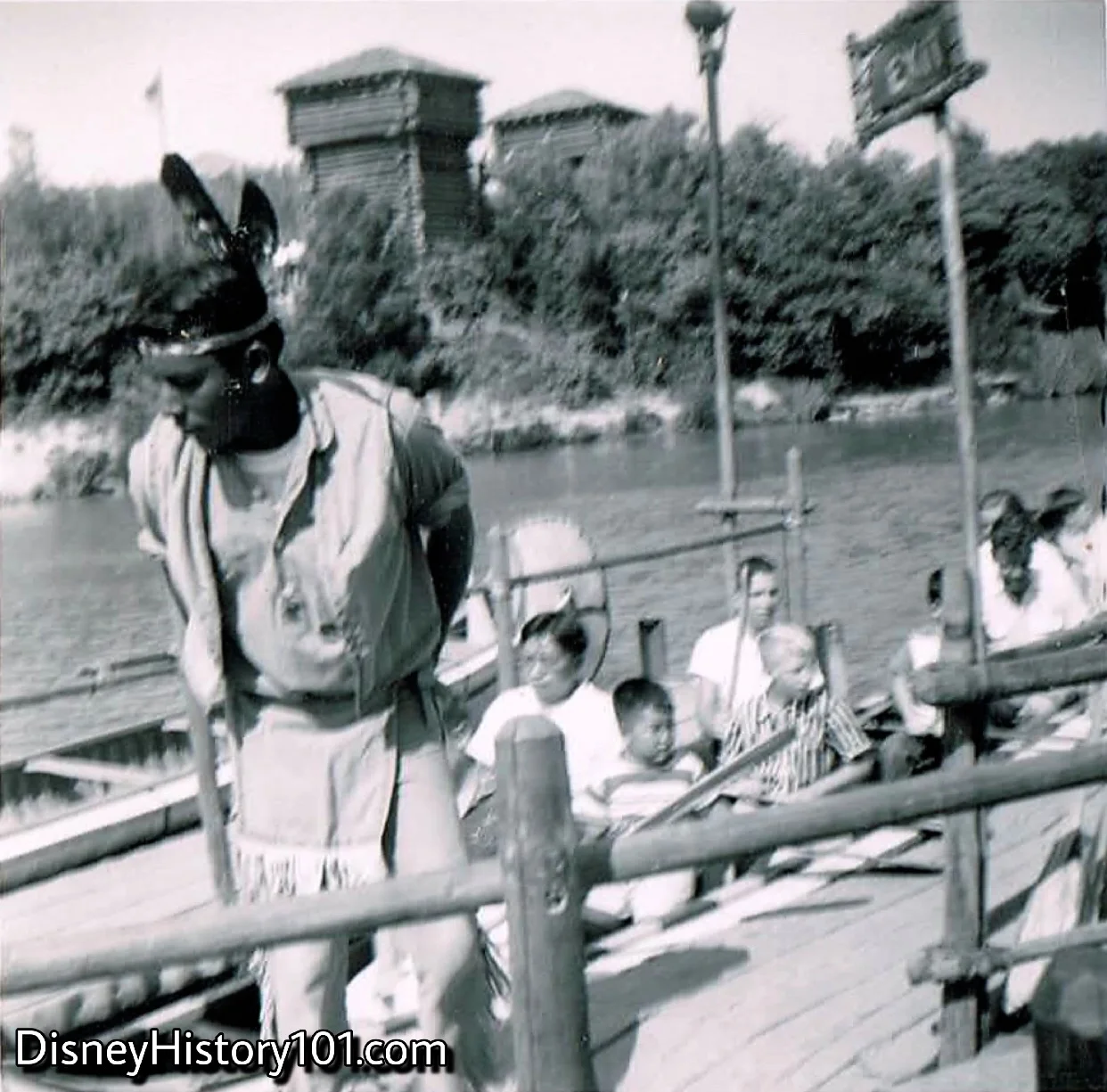 Indian War Canoe Dock; August, 1958.