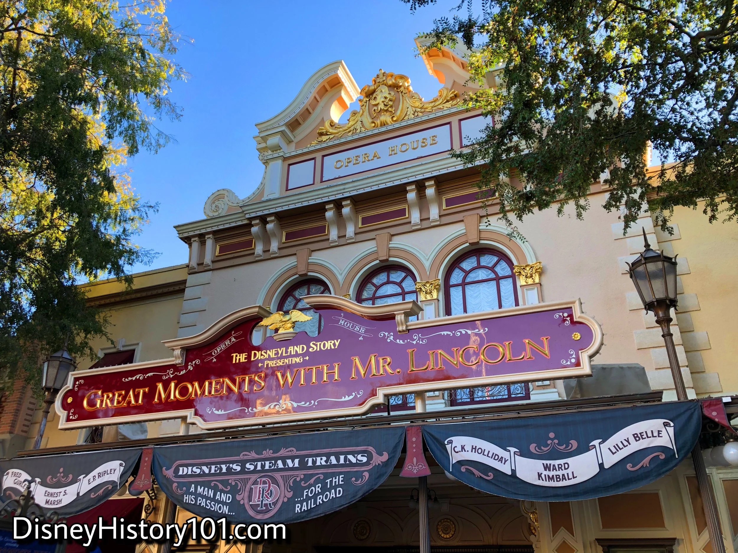 Main Street Opera House Featuring "Disney's Steam Trains," (April 2016 - )