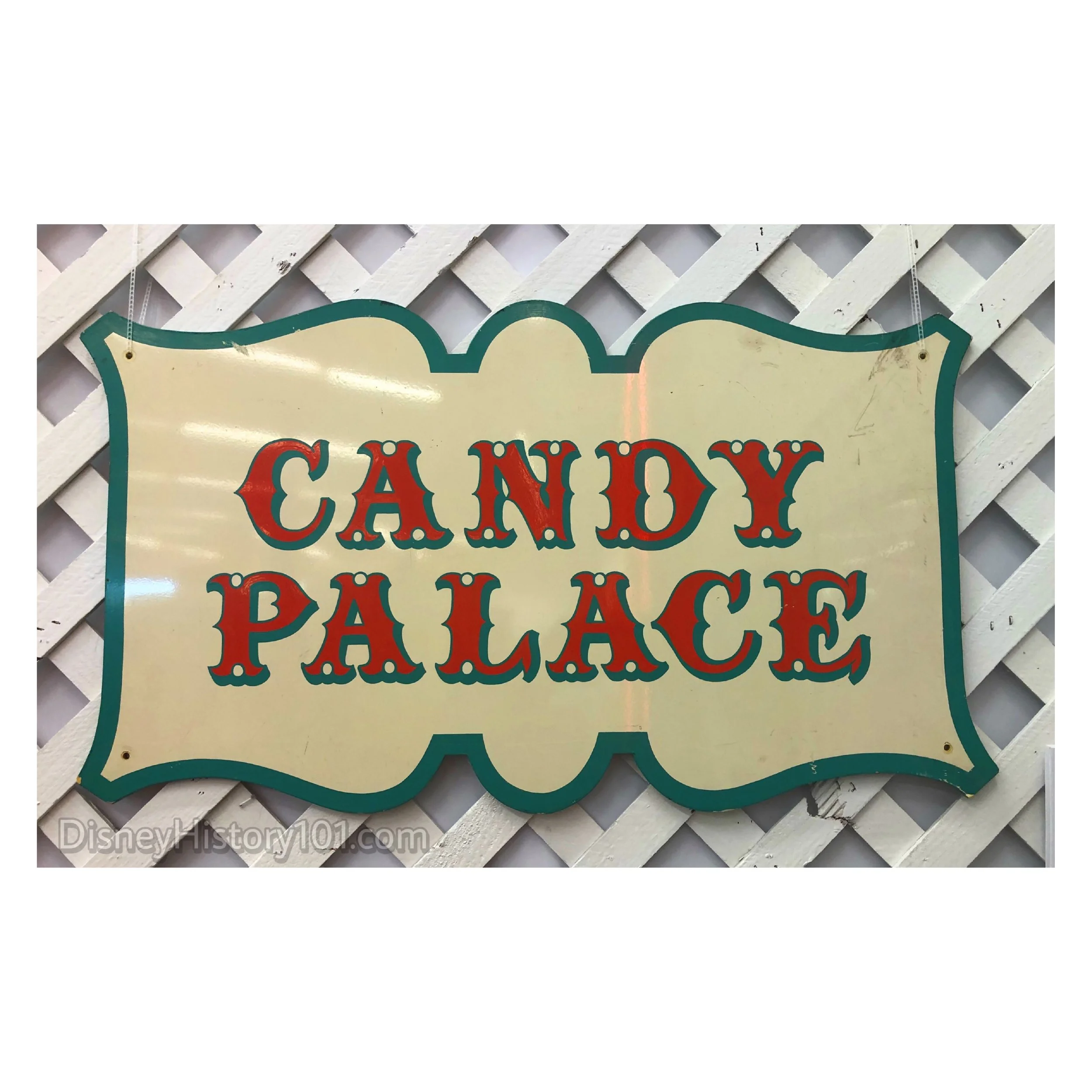 Candy Palace sign, 1990s.