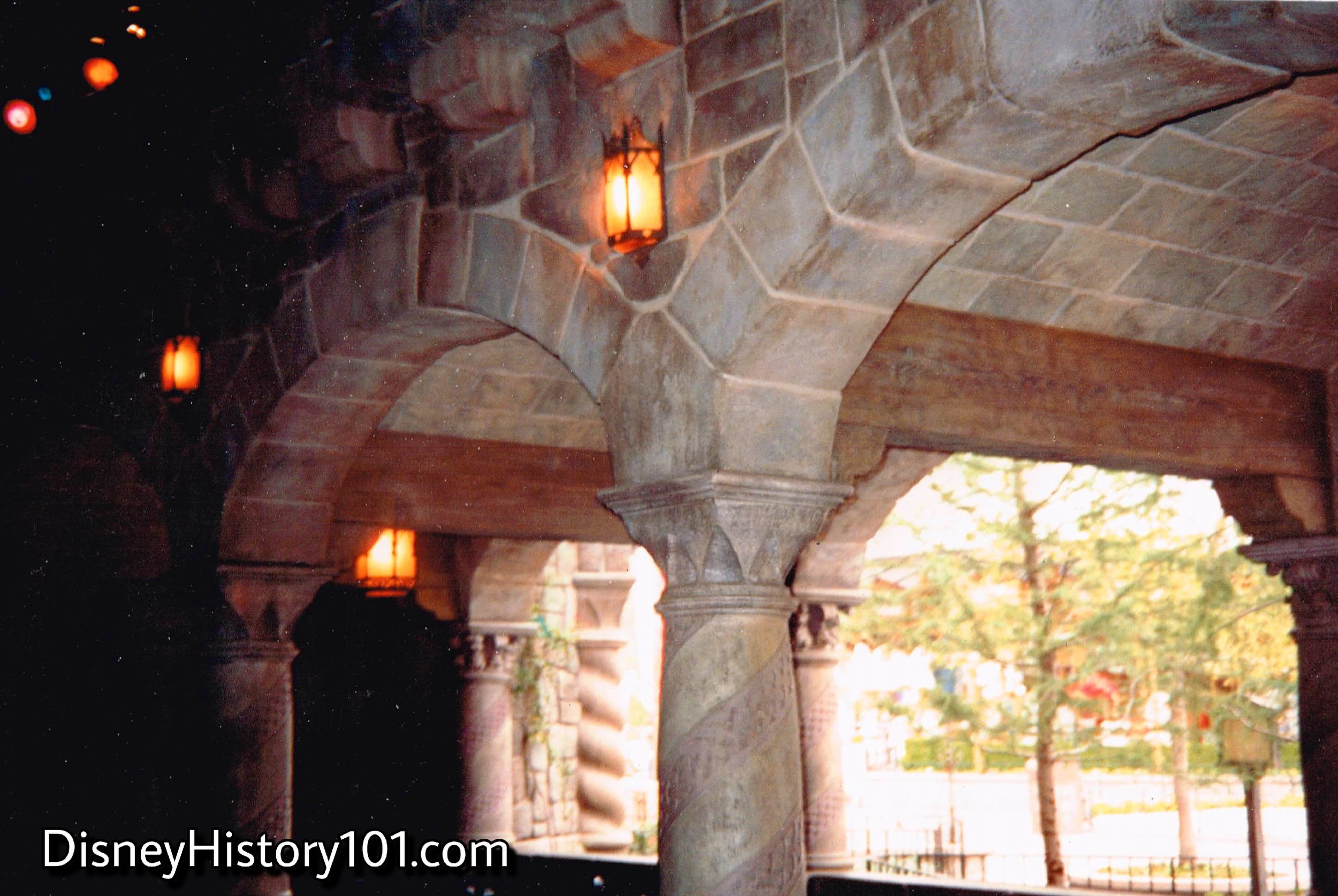 Snow White's Scary Adventures Loading Area and Guest Control Area.