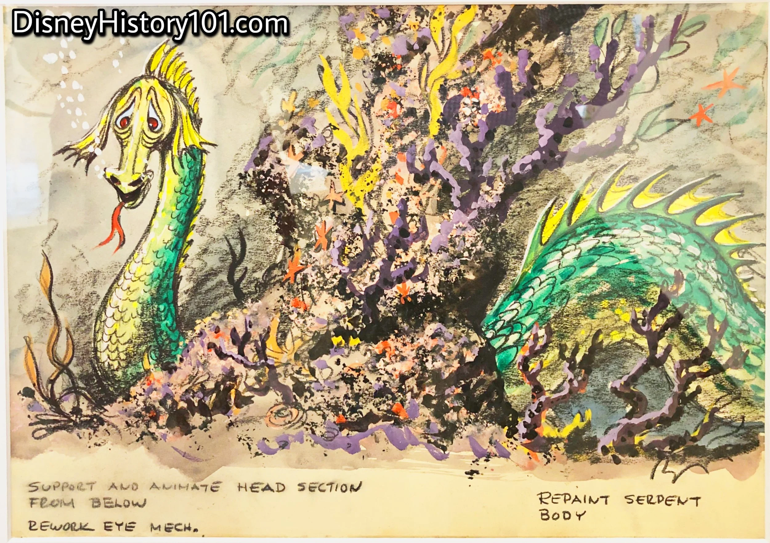 "Submarine Voyage" Animatronic Sea Serpent