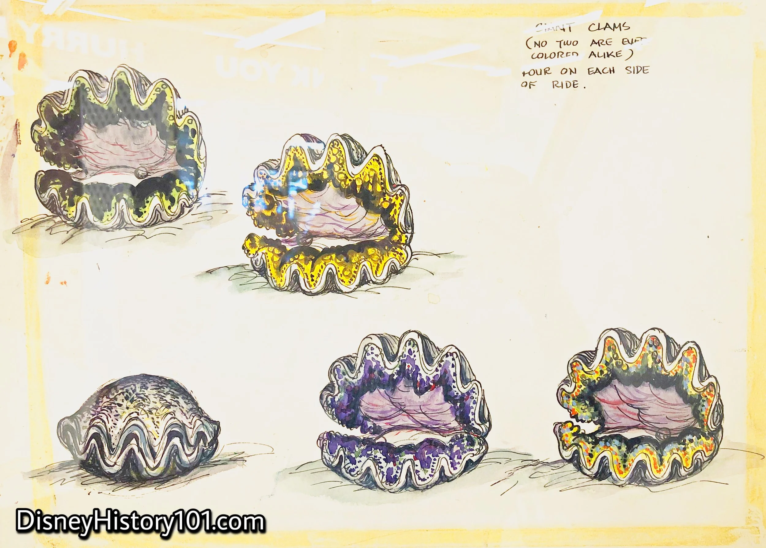 “Draw Concept” - A Giant Clam Concept Drawing, (c. 1959), Former Richard Kraft Collection