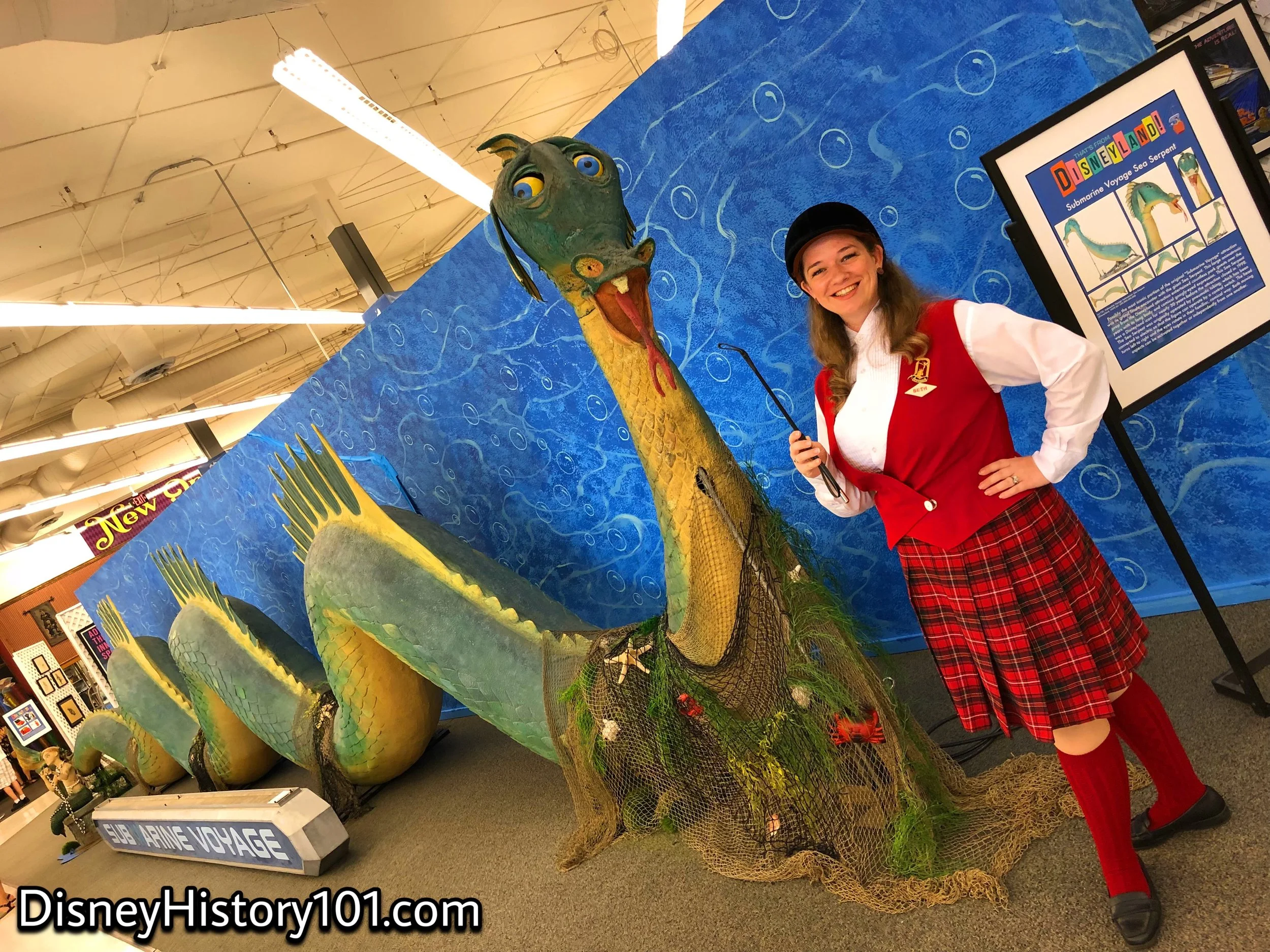 c. 1959 Submarine Voyage Animatronic Giant Sea Serpent