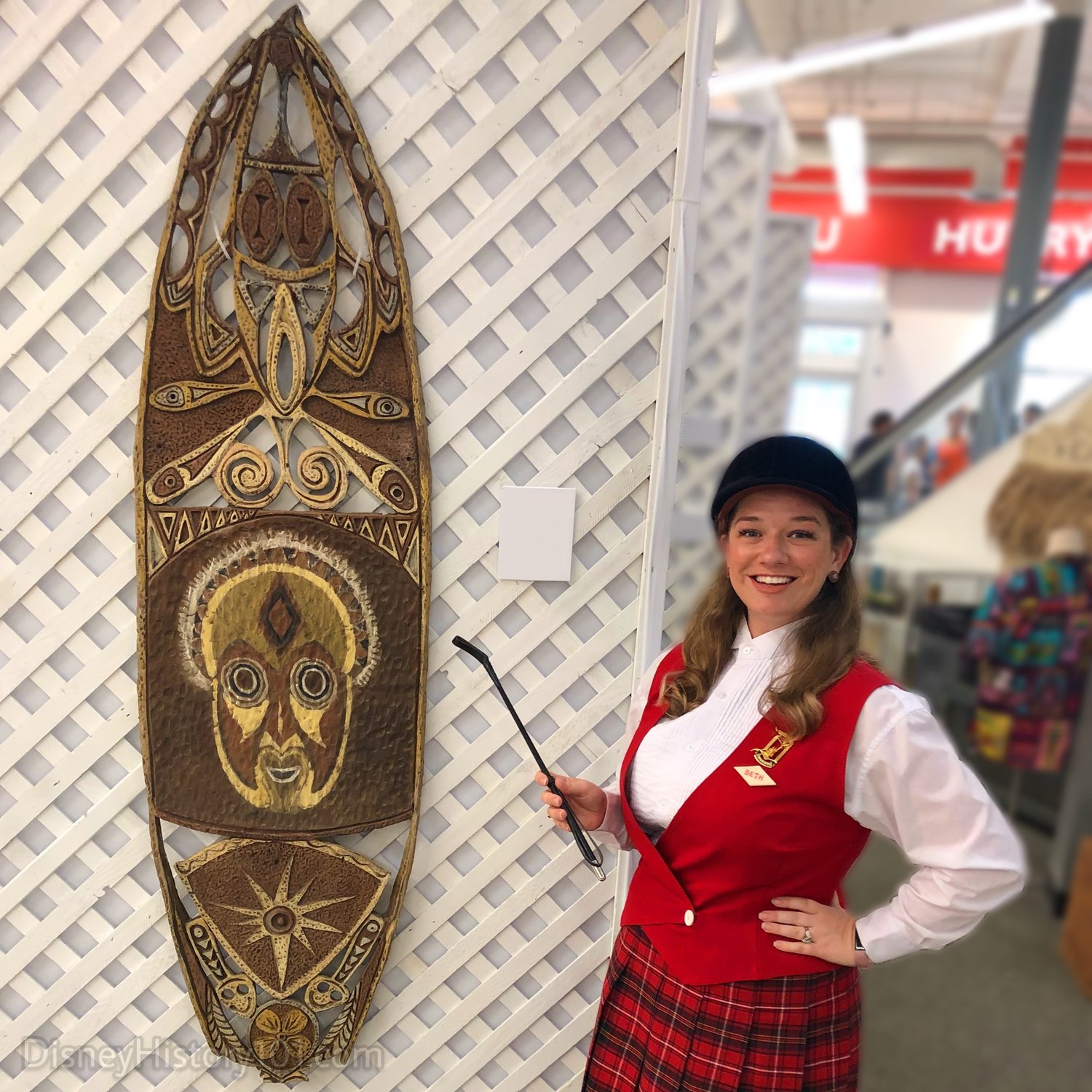 Walt Disney’s Enchanted Tiki Room Shield Prop