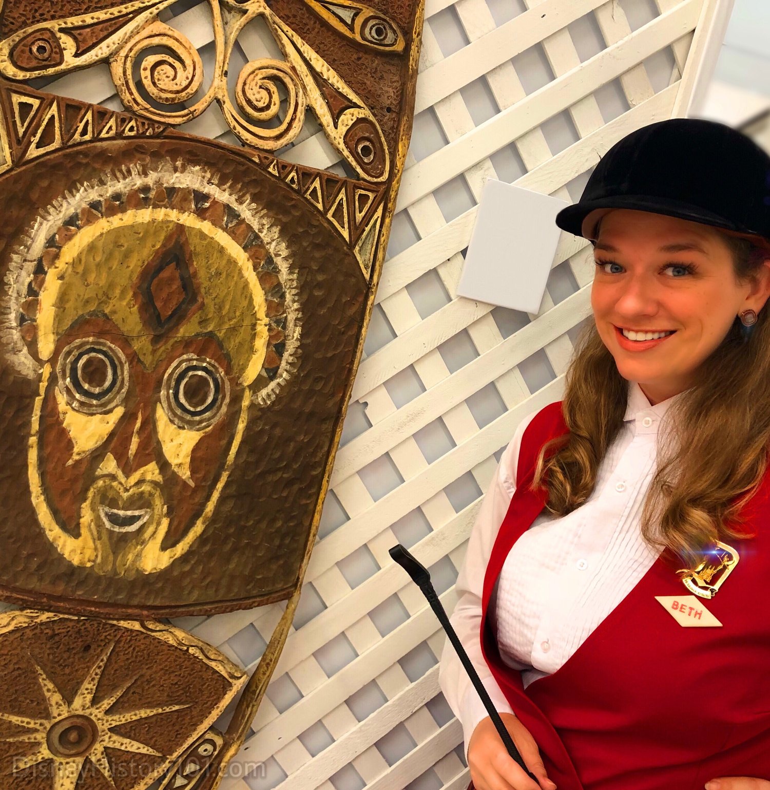 Walt Disney’s Enchanted Tiki Room Shield Prop