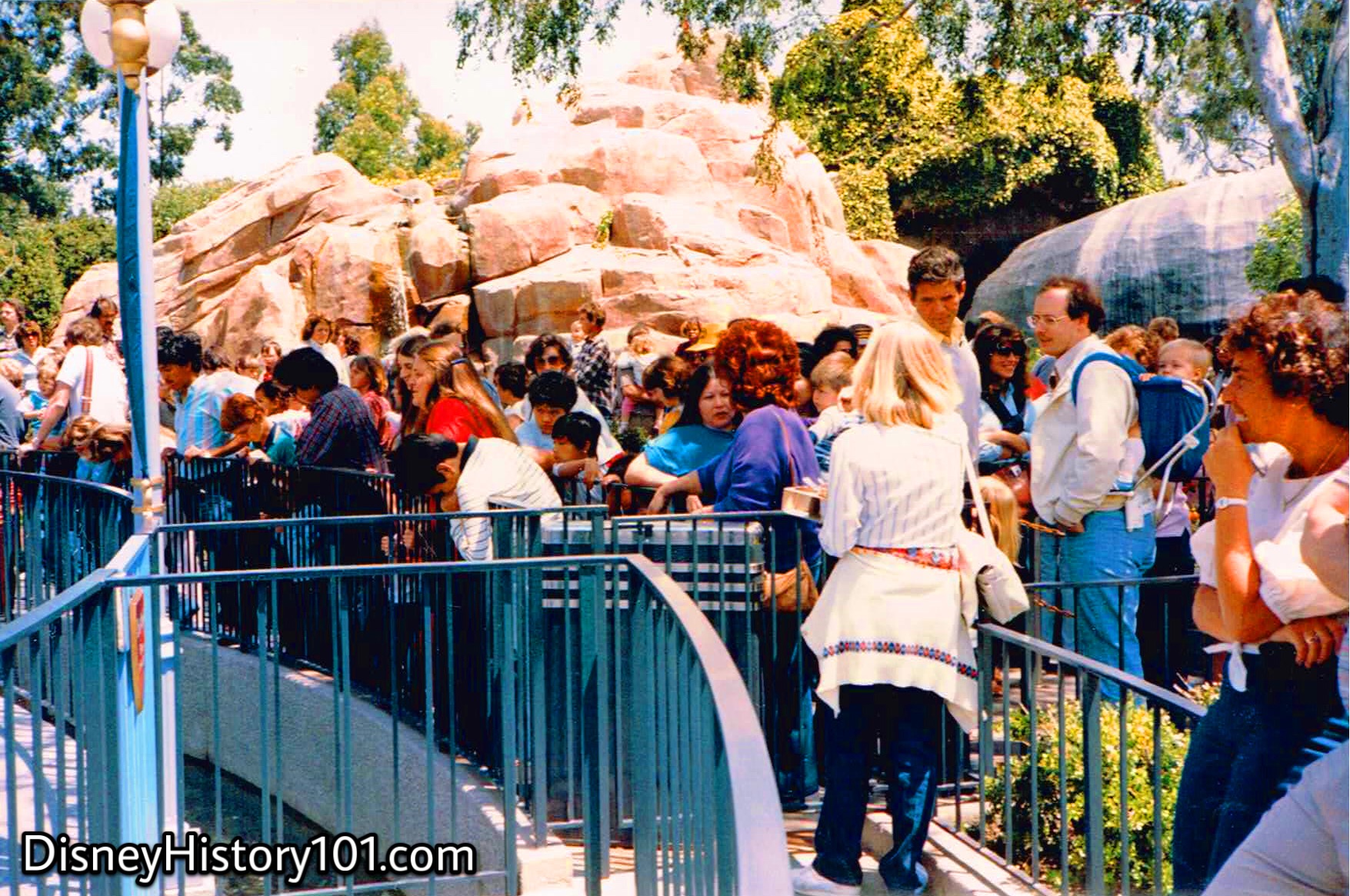 Dumbo Flying Elephants Guest Control queue area.