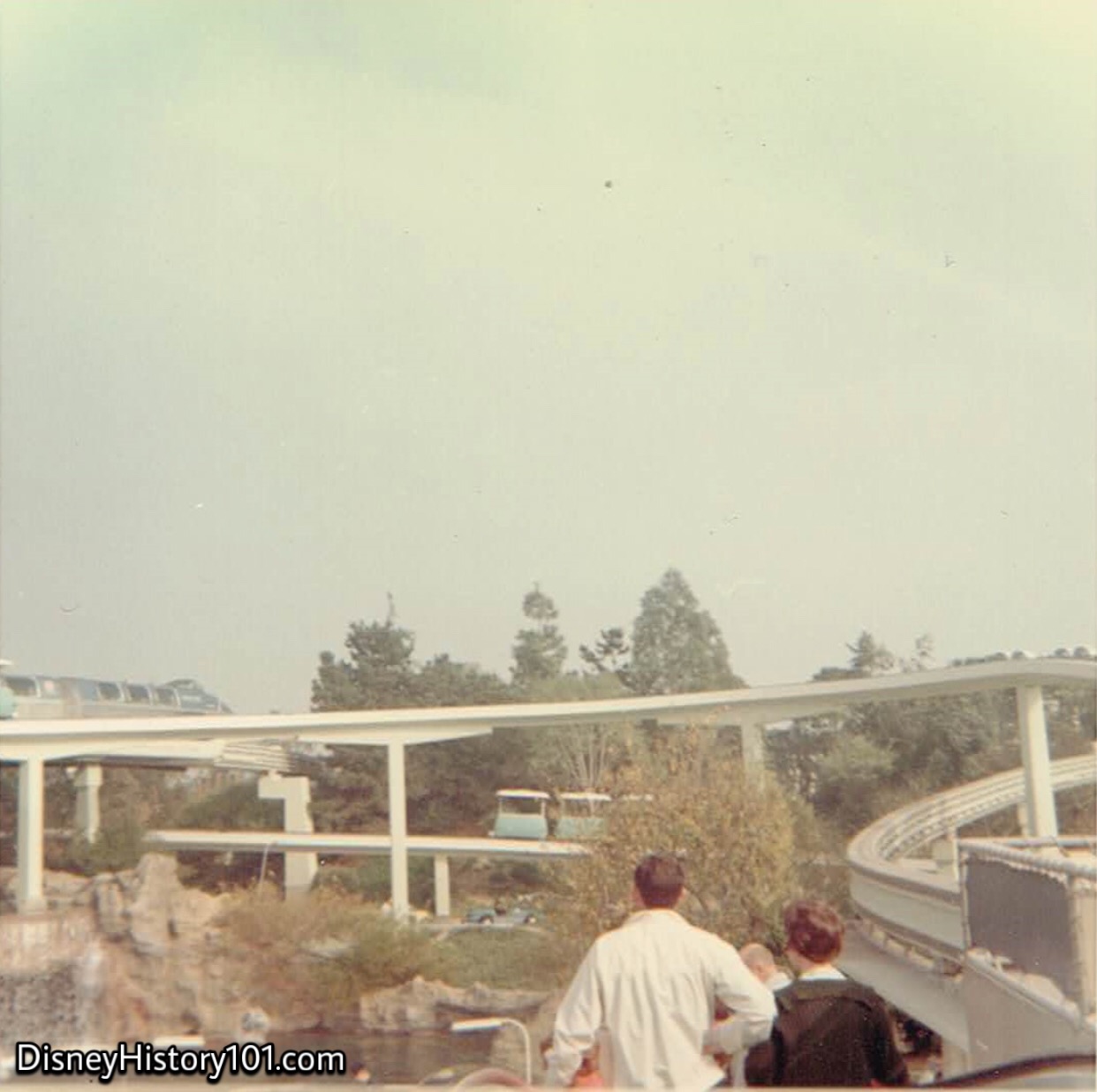REENTERING THE PARK AND TOMORROWLAND SEGMENT - Monorail Mark II, 1967