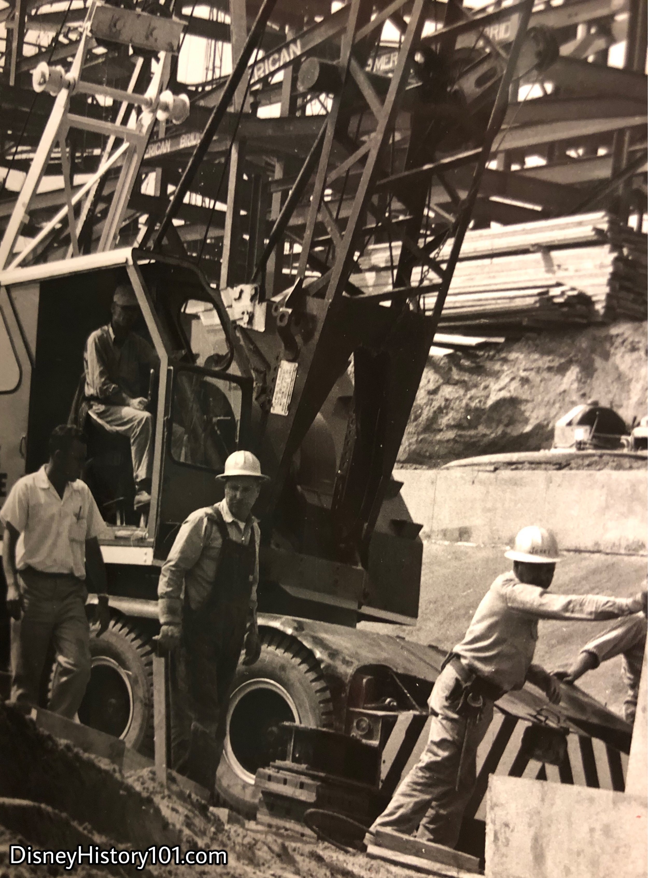Monorail Pier placement crew.