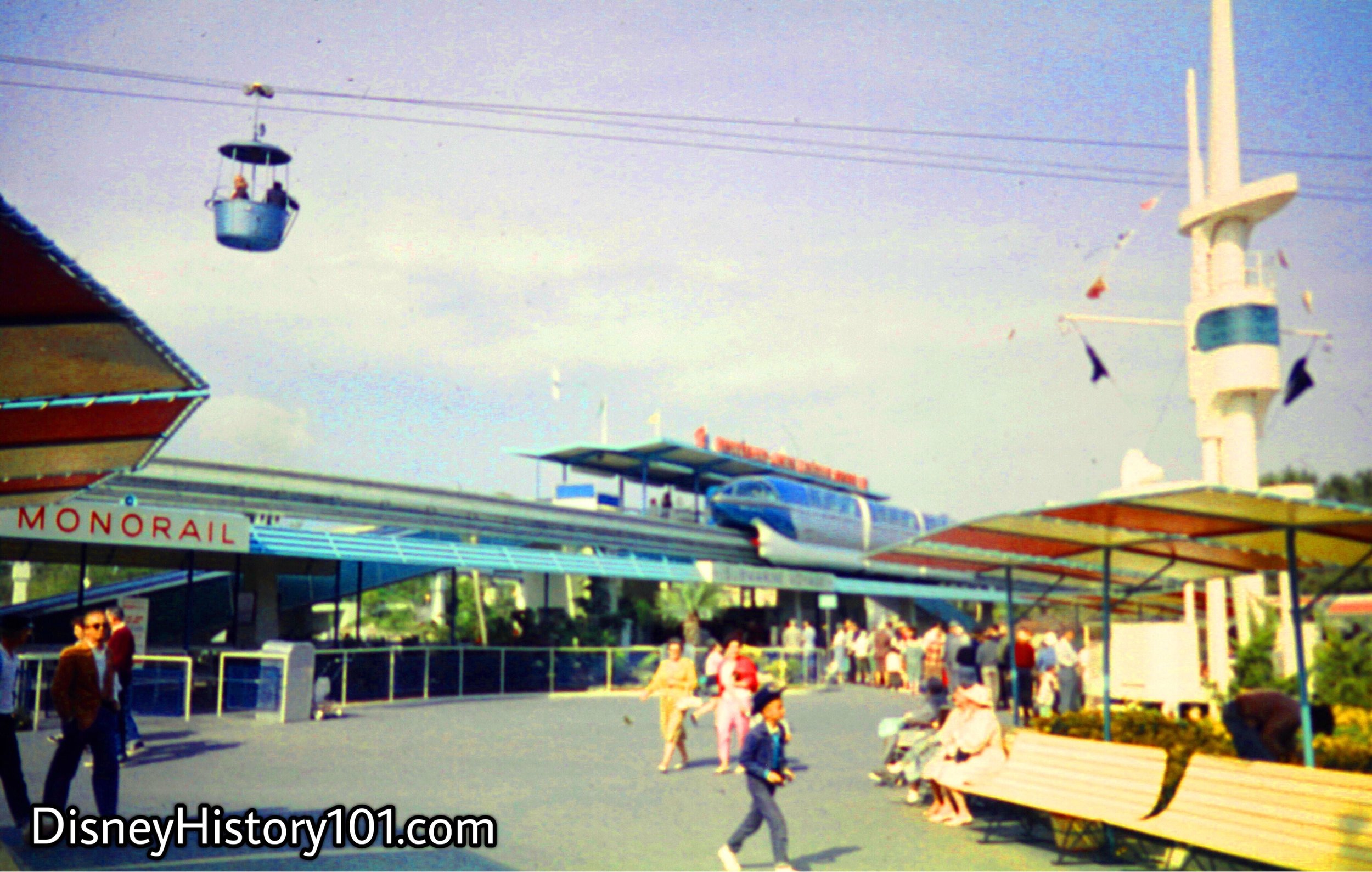 REENTERING THE PARK AND TOMORROWLAND SEGMENT - Monorail Mark II Blue