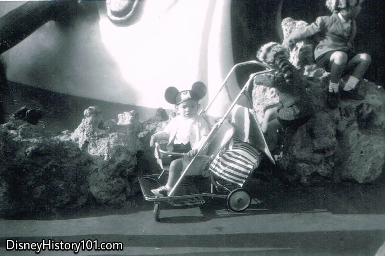  Are you wondering just where to park those strollers while riding the  Submarine Voyage Through Liquid Space ? 