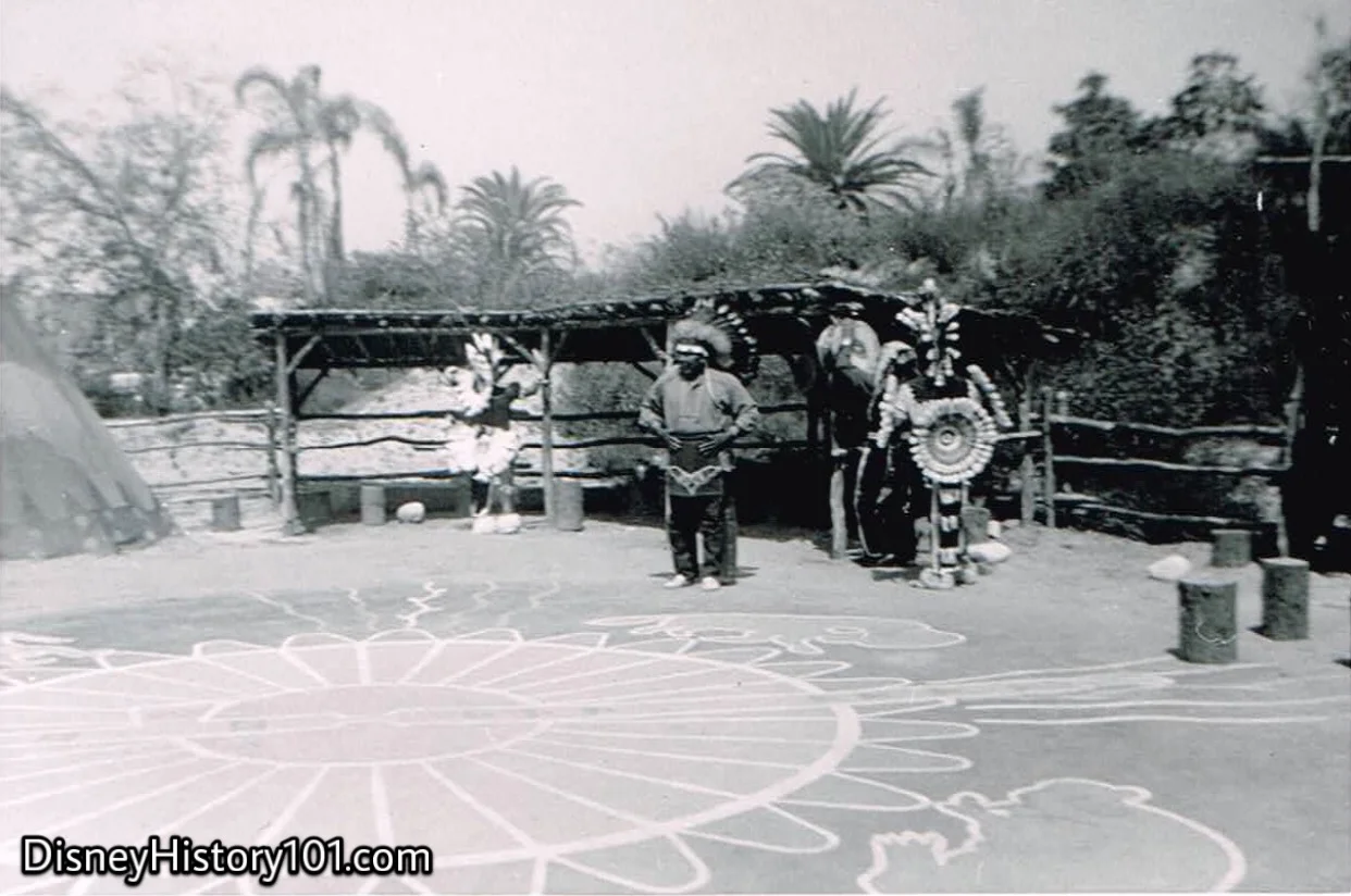 The original Indian Village Ceremonial Dance Circle, (September, 1955)