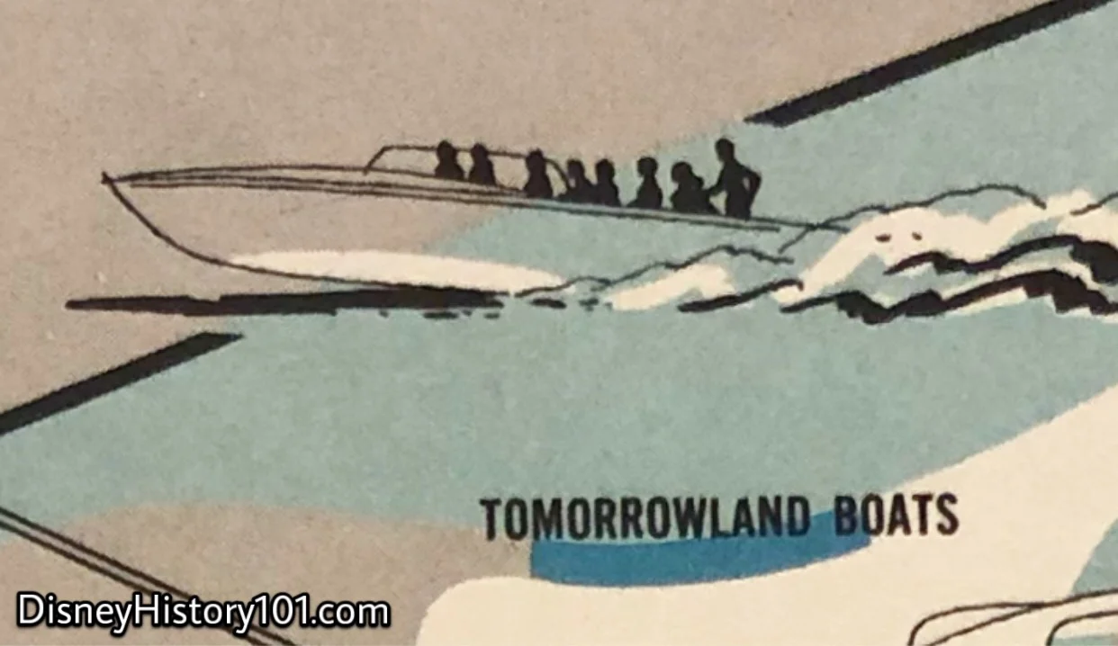 Disneyland Map Excerpt, (1955)