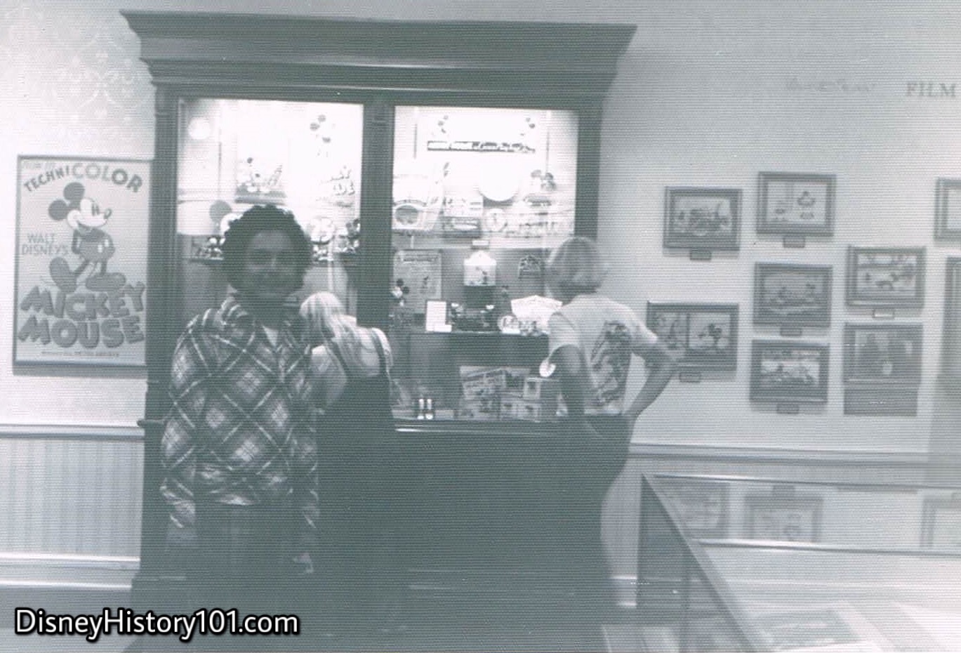 "Walt Disney - Film Maker" Display at "From Mickey Mouse to the Magic Kingdoms", (1975)