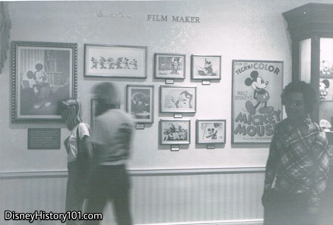 "Walt Disney - Film Maker" Display at "From Mickey Mouse to the Magic Kingdoms", (1975)