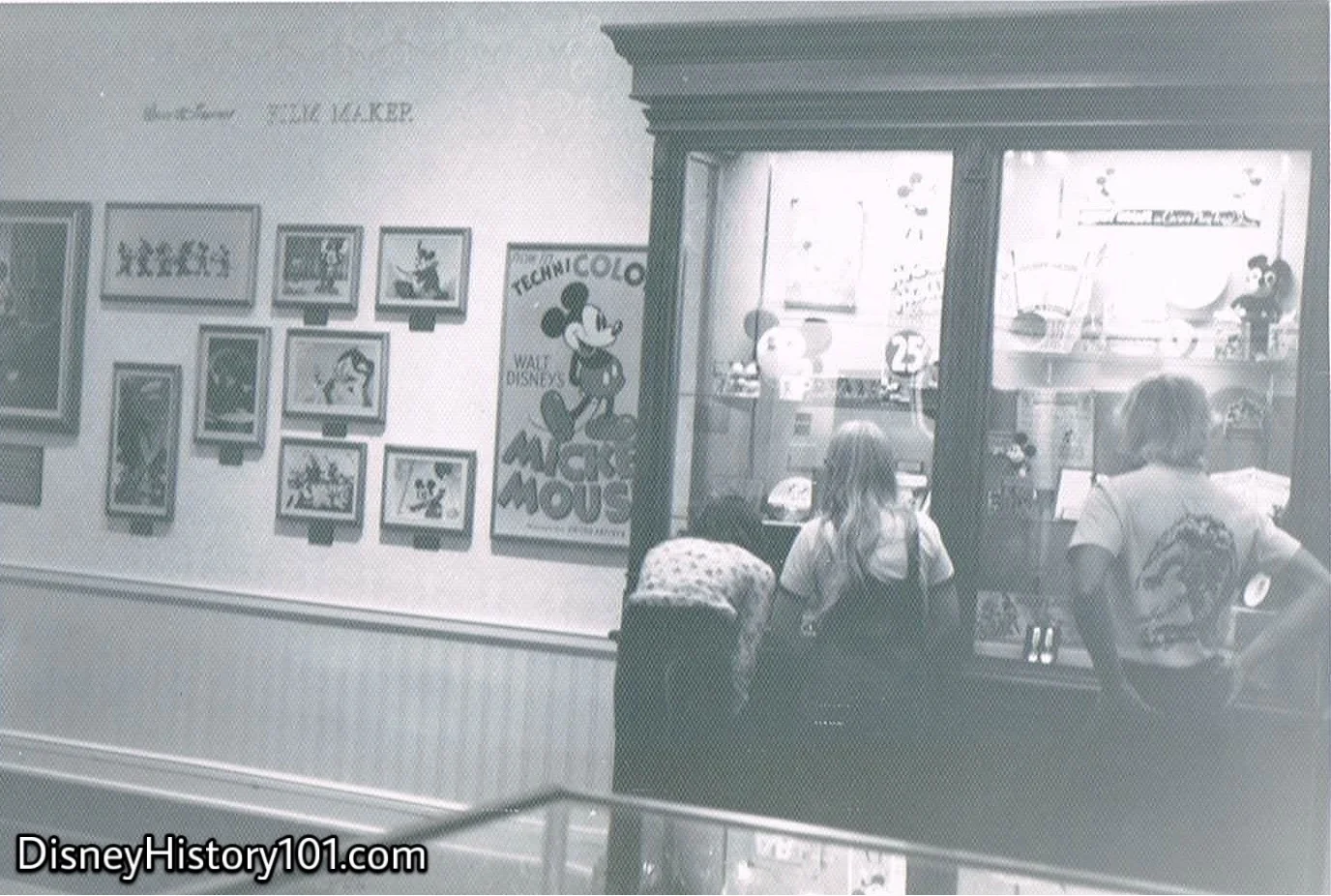 "Walt Disney - Film Maker" Display at "From Mickey Mouse to the Magic Kingdoms", (1975)