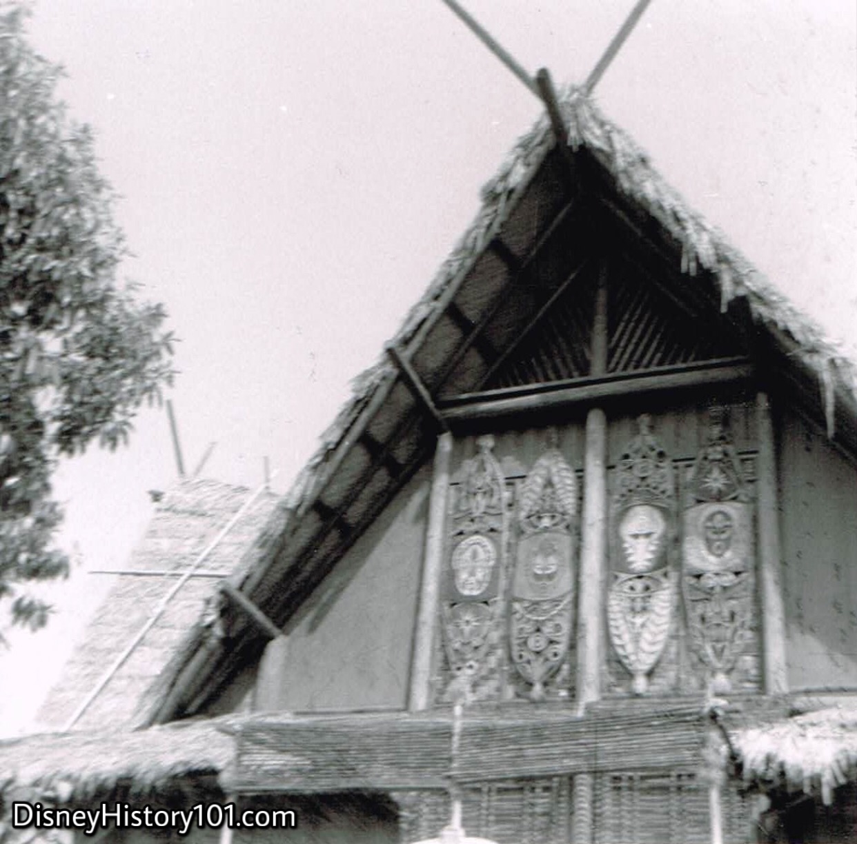 The "Backside" of Walt Disney’s Enchanted Tiki Room.