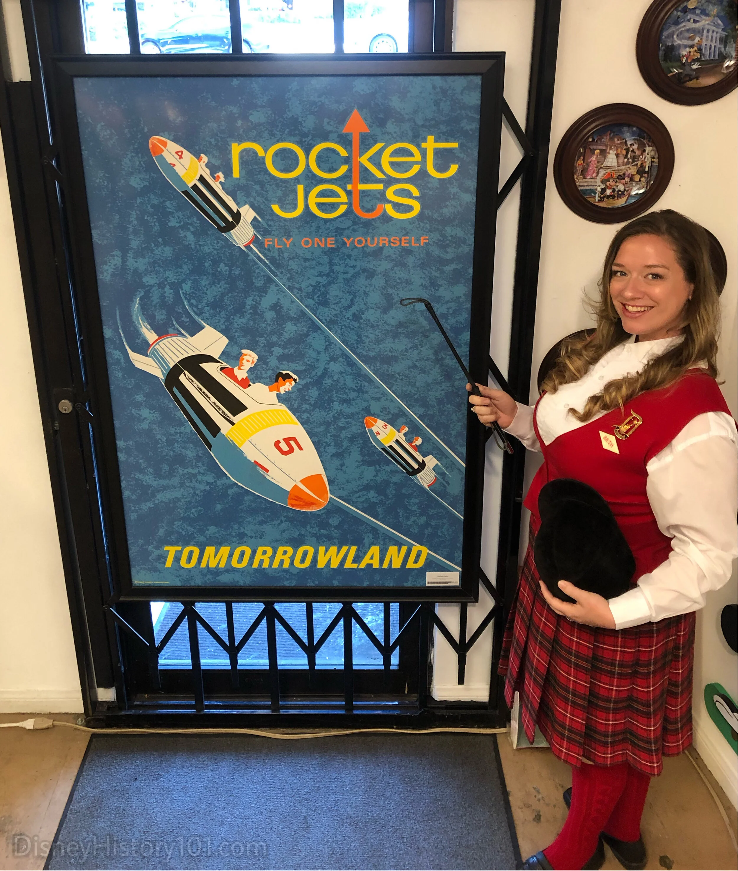 Rocket Jets Attraction Poster, 1967.
