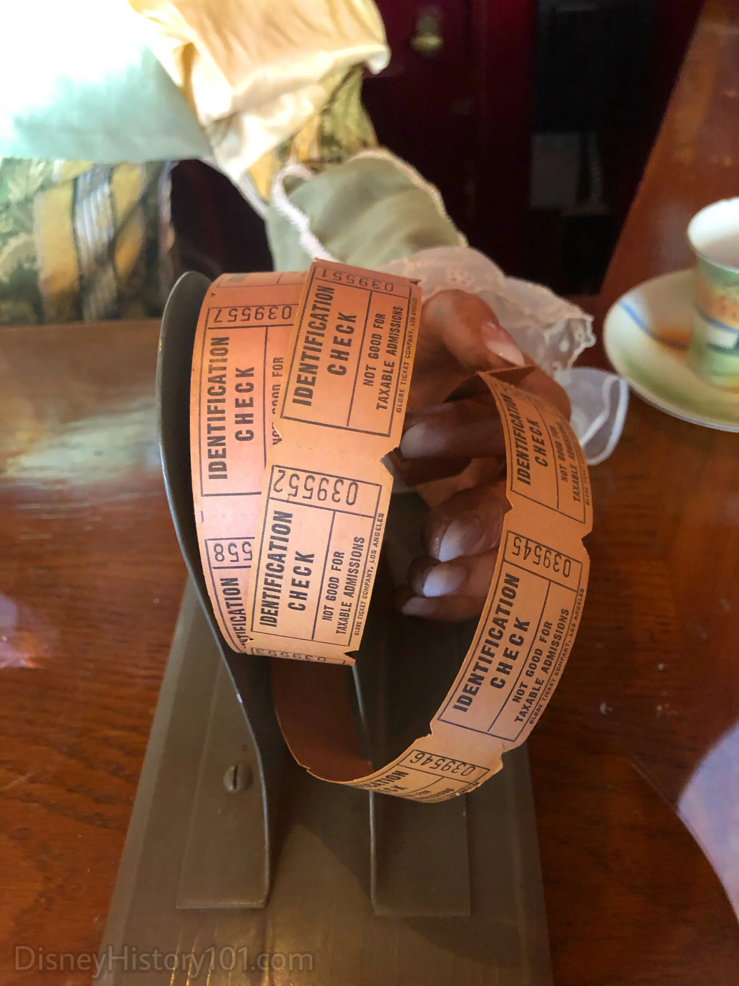 Main Street Cinema Hostess Tillie (variously spelled Tilly) attempts to issue admission tickets.