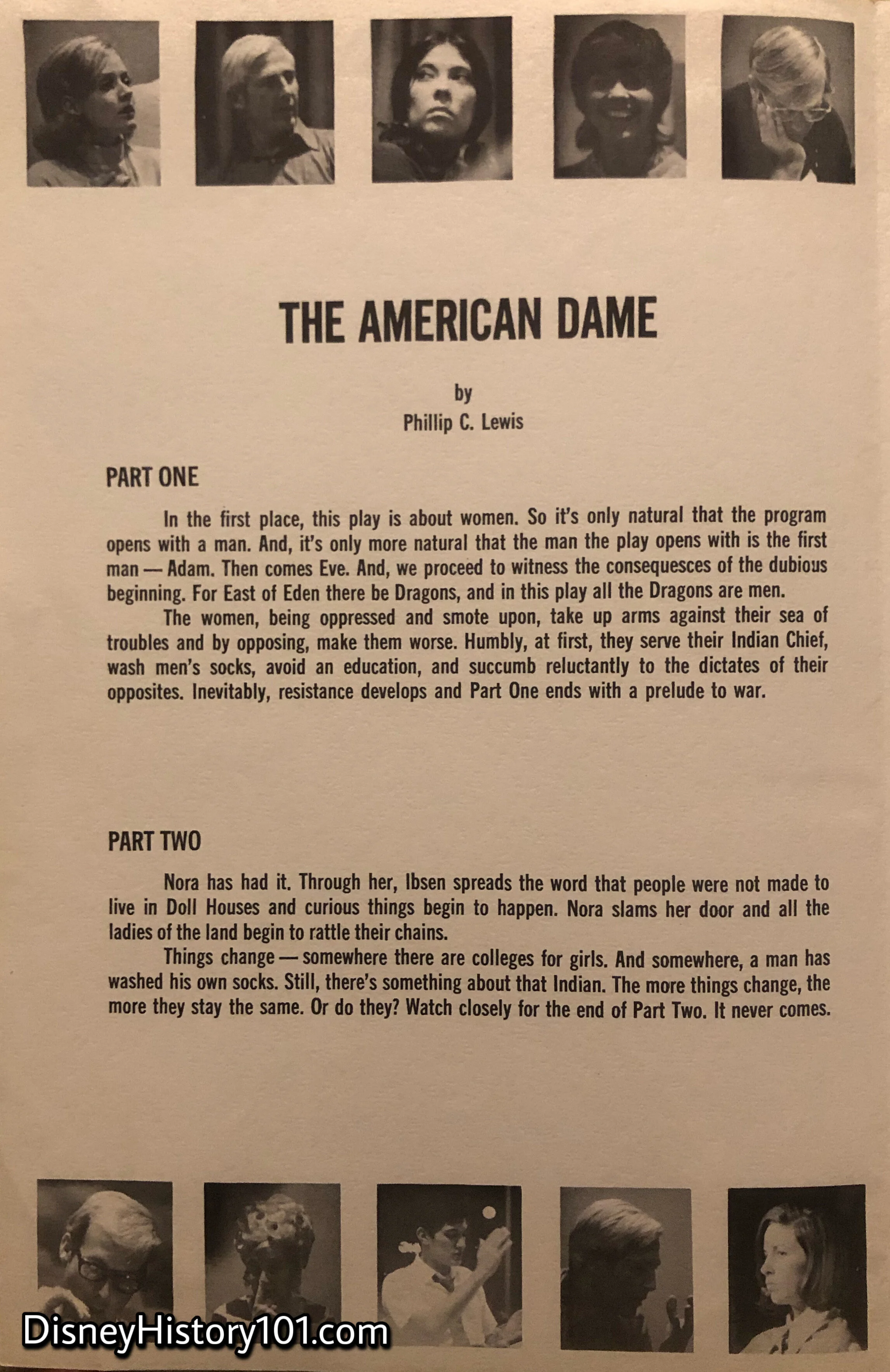 The American Dame Program (Page 1), (1970)