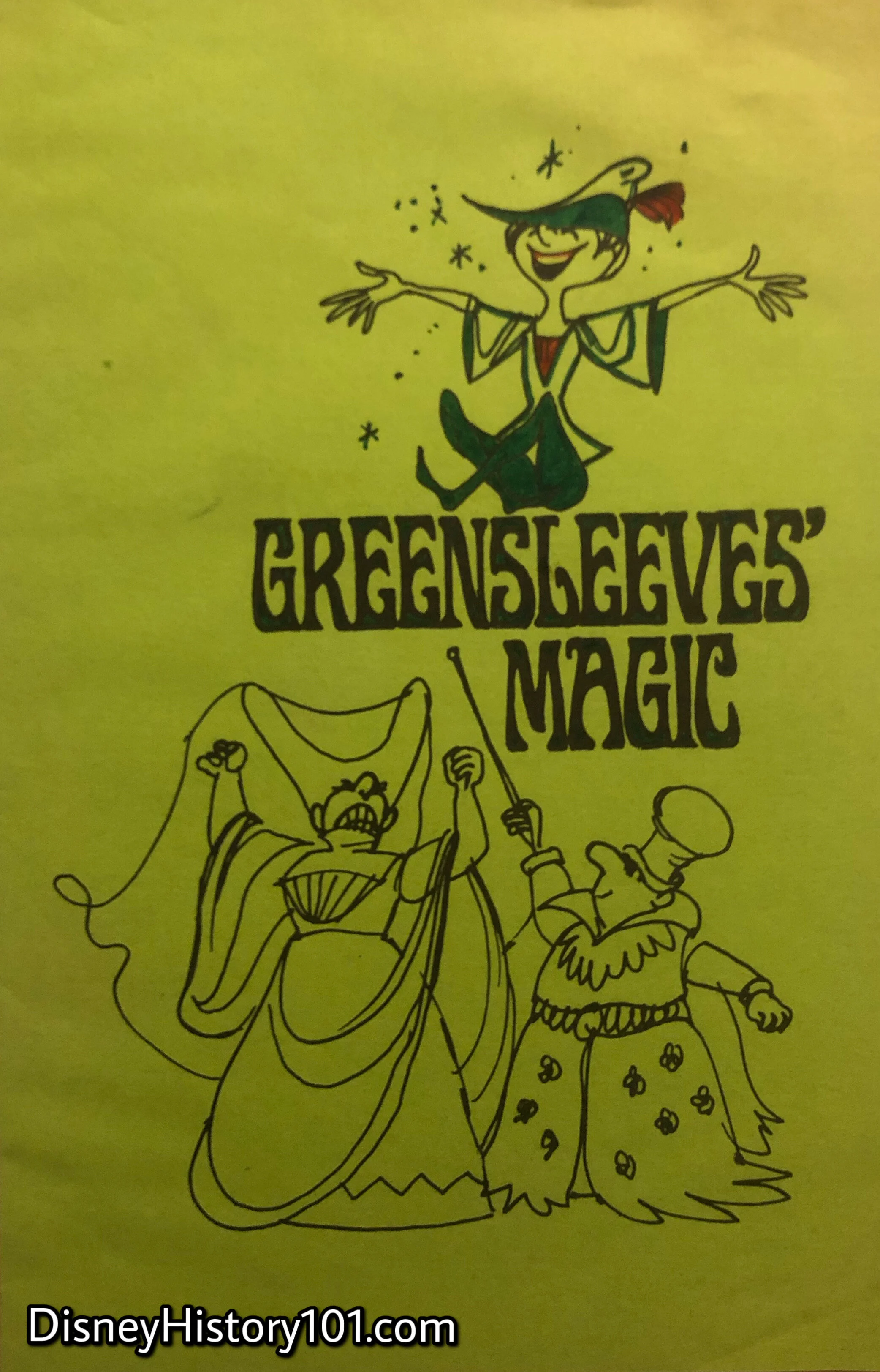 Greensleeves’ Magic Program Cover, 1971