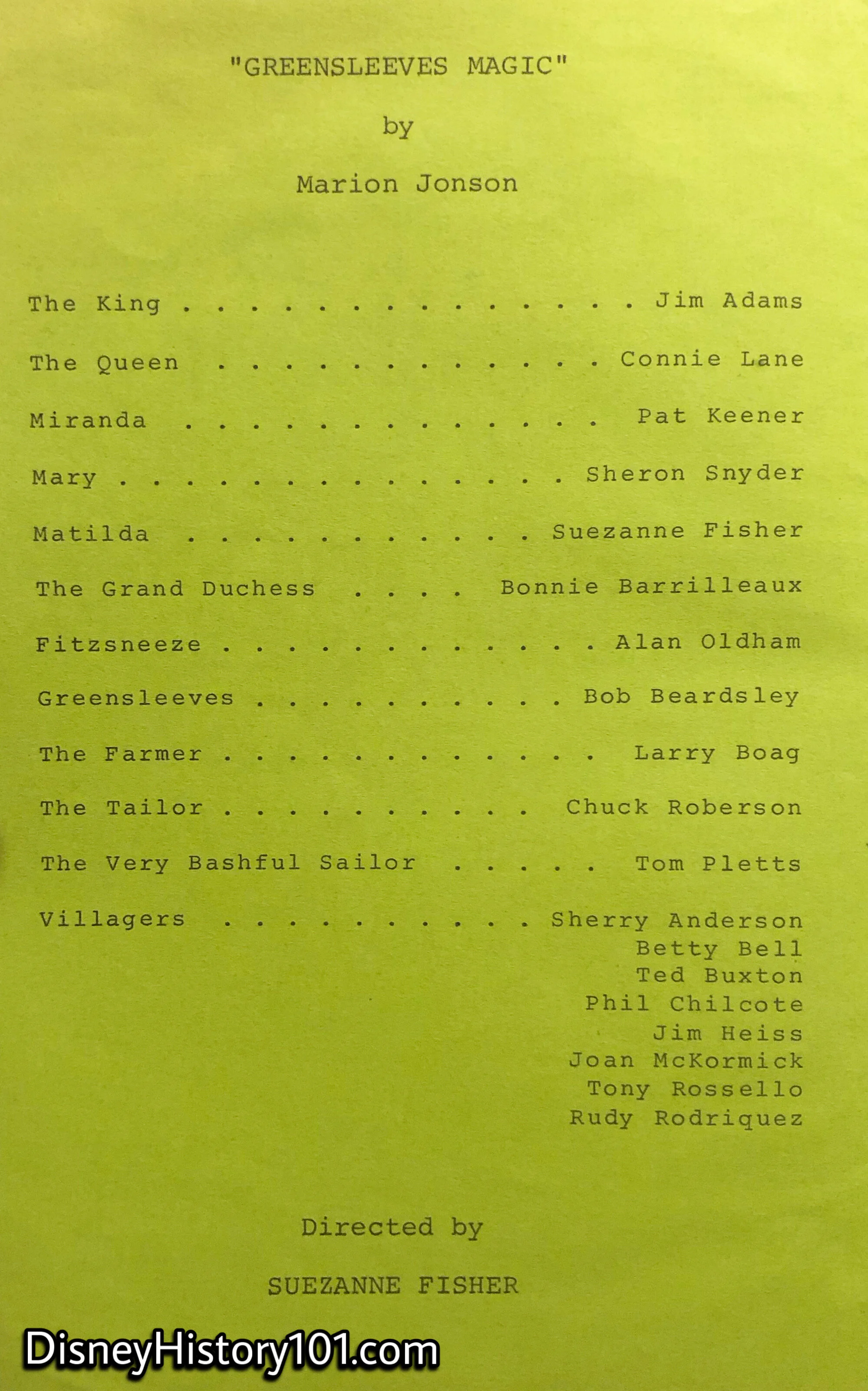 Greensleeves’ Magic Program, 1971