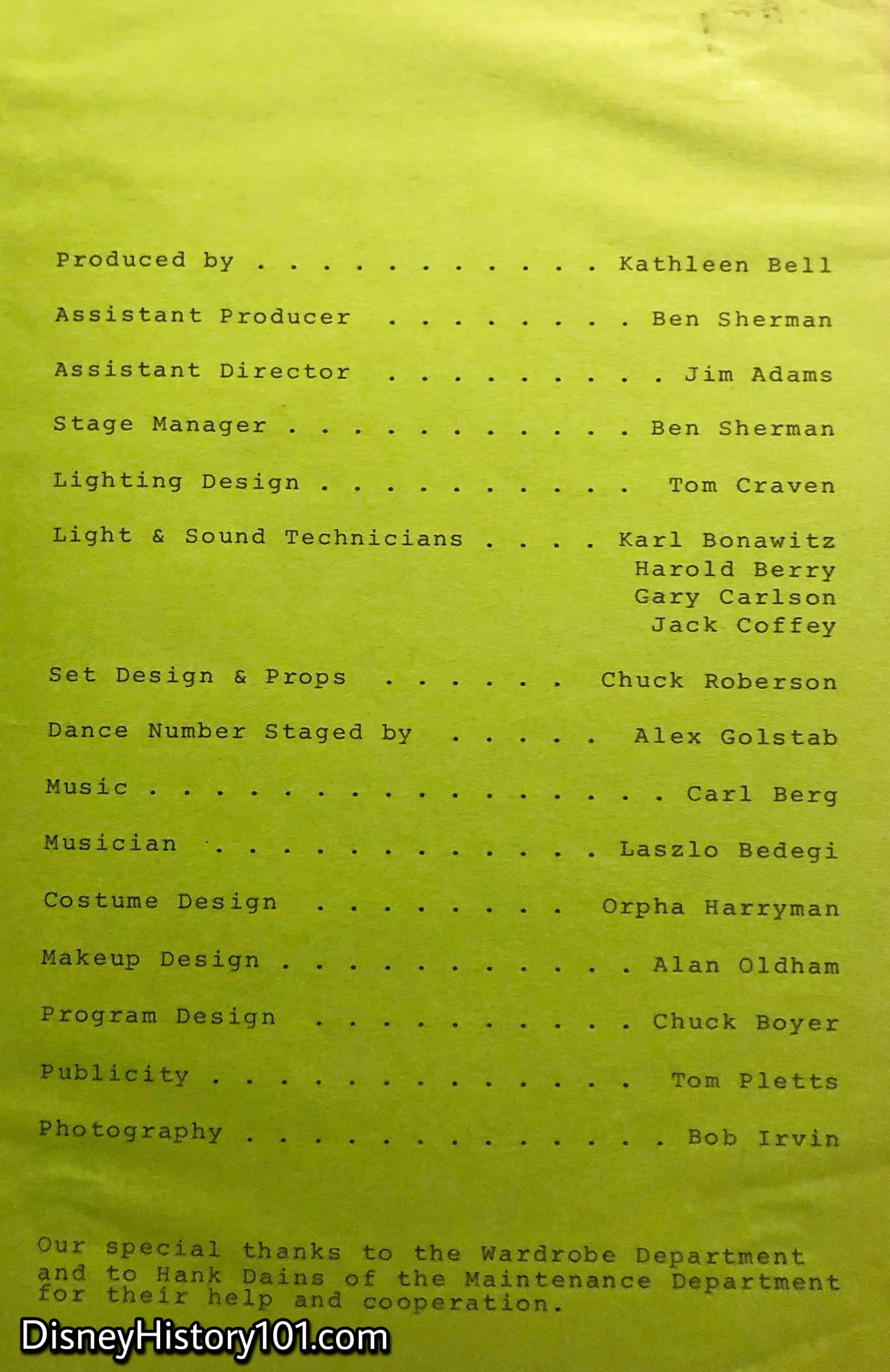 Greensleeves’ Magic Program, 1971